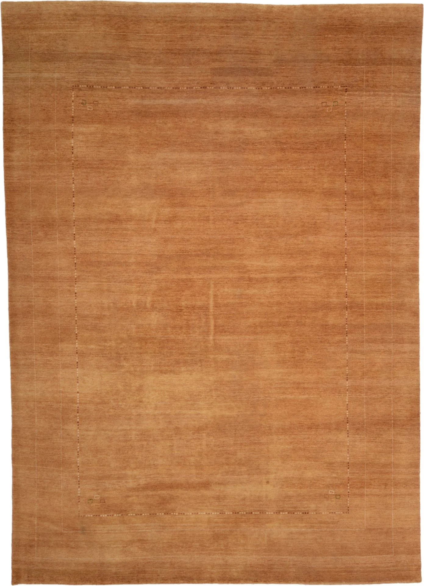 Hand-Knotted Loribaft Indian Rug, 245 × 344 cm, Wool