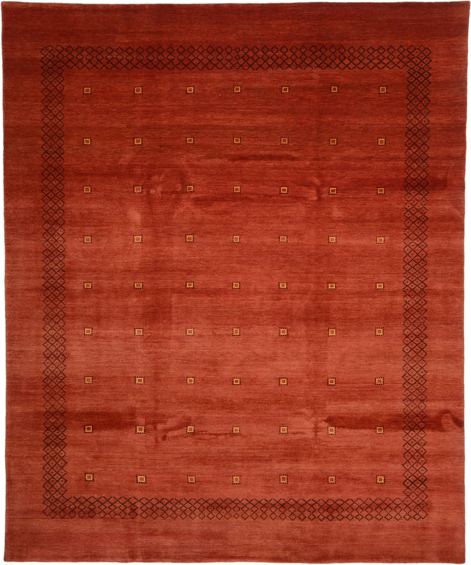 Hand-Knotted Loribaft Indian Rug, 246 × 300 cm