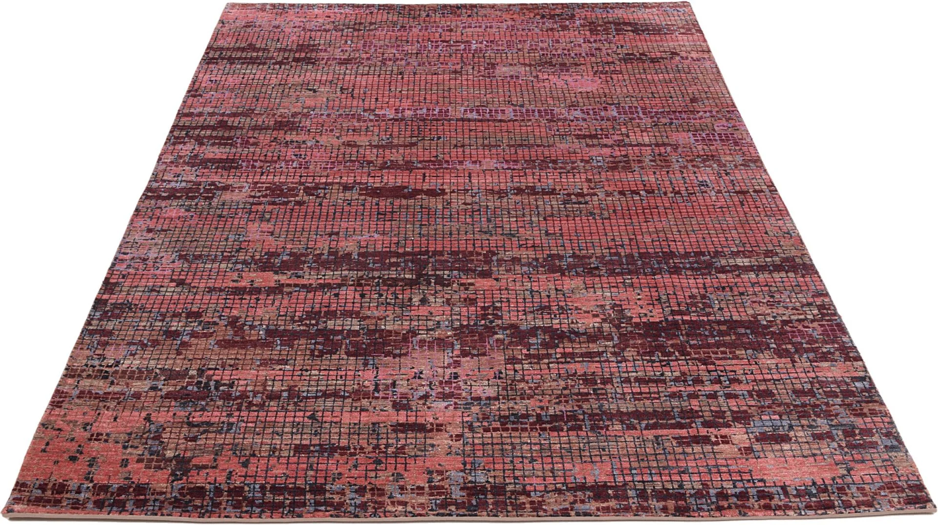 Alternative view of Hand-Knotted Indian Rug, 200 × 305 cm, Wool