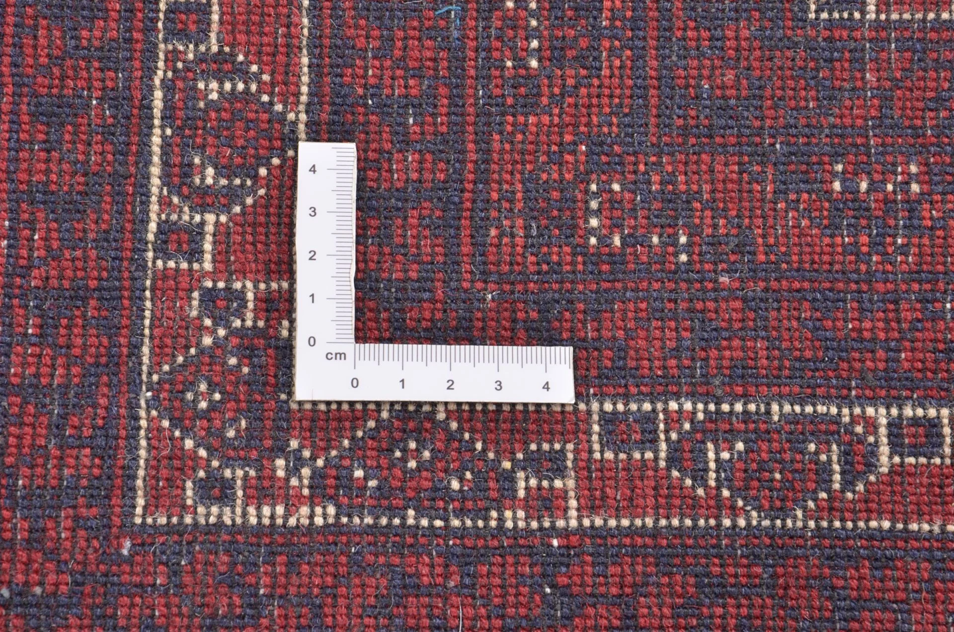 Hand-Knotted Afghan Rug, 195 × 301 cm, Wool - Image 4