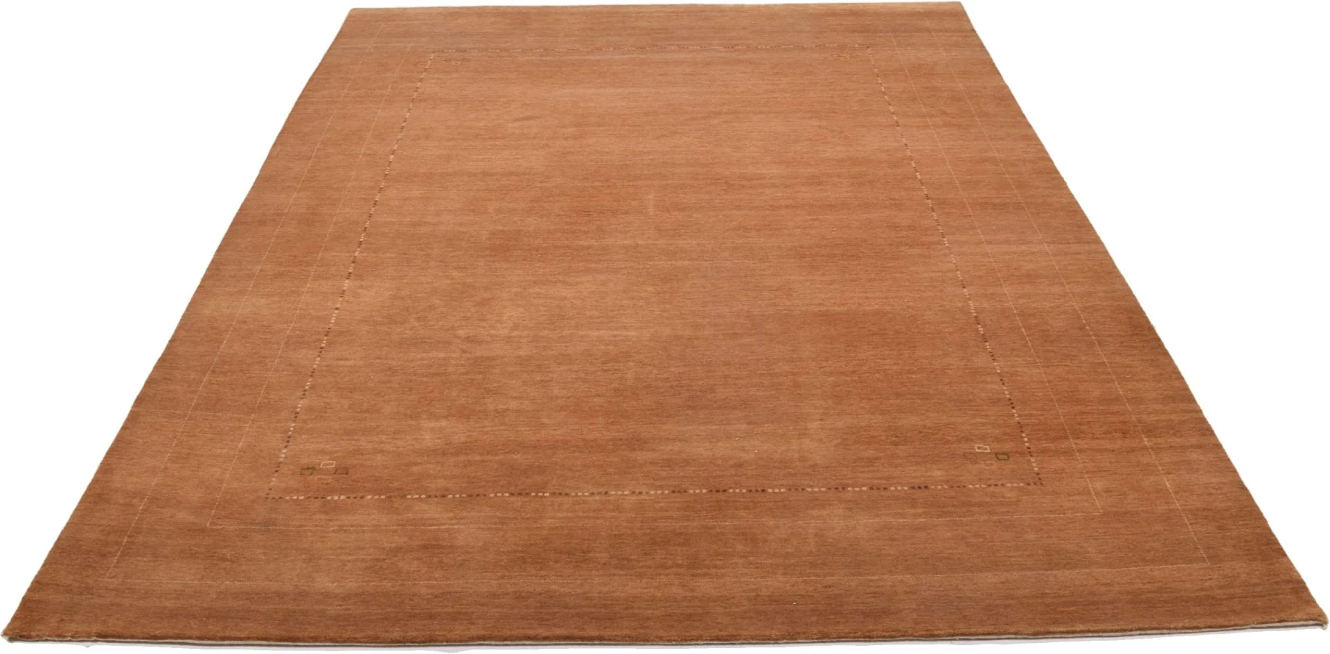 Alternative view of Hand-Knotted Loribaft Indian Rug, 245 × 344 cm, Wool