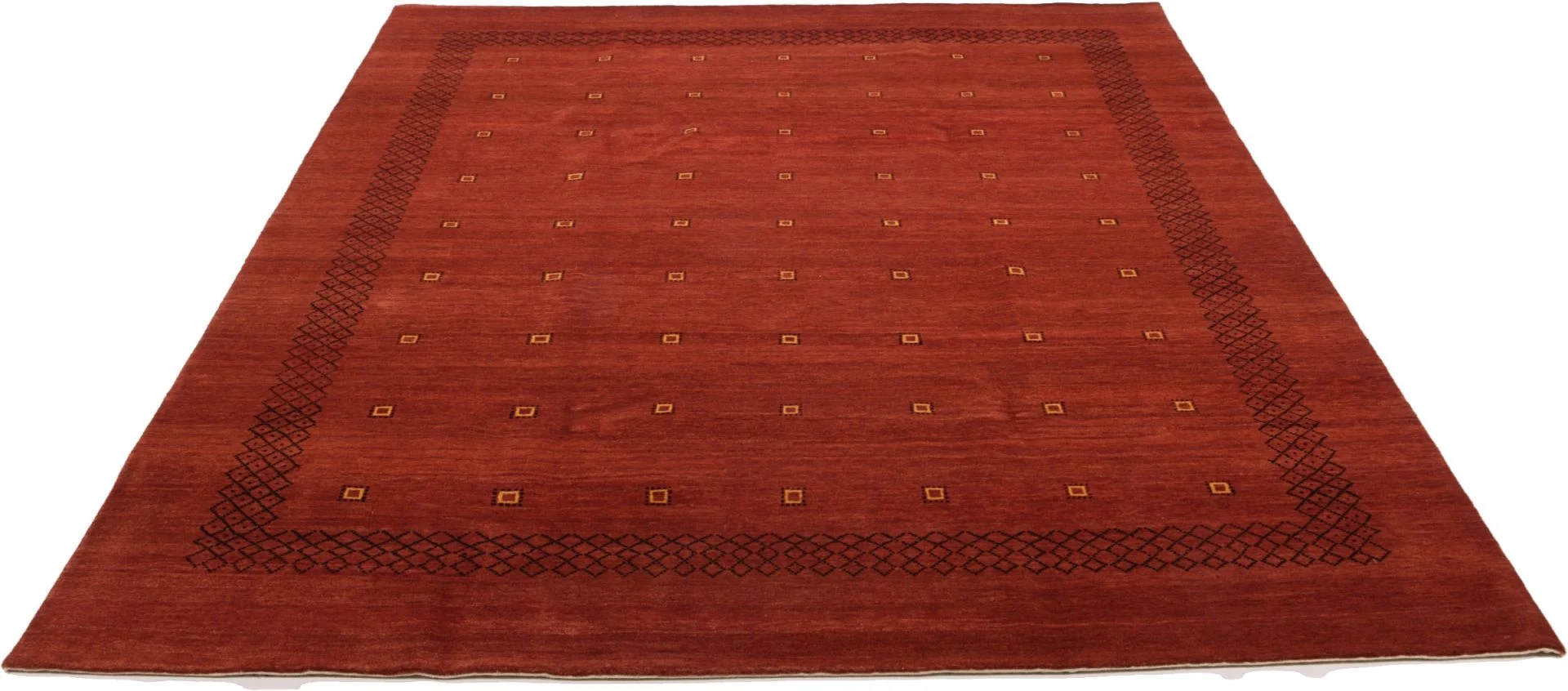 Alternative view of Hand-Knotted Loribaft Indian Rug, 246 × 300 cm