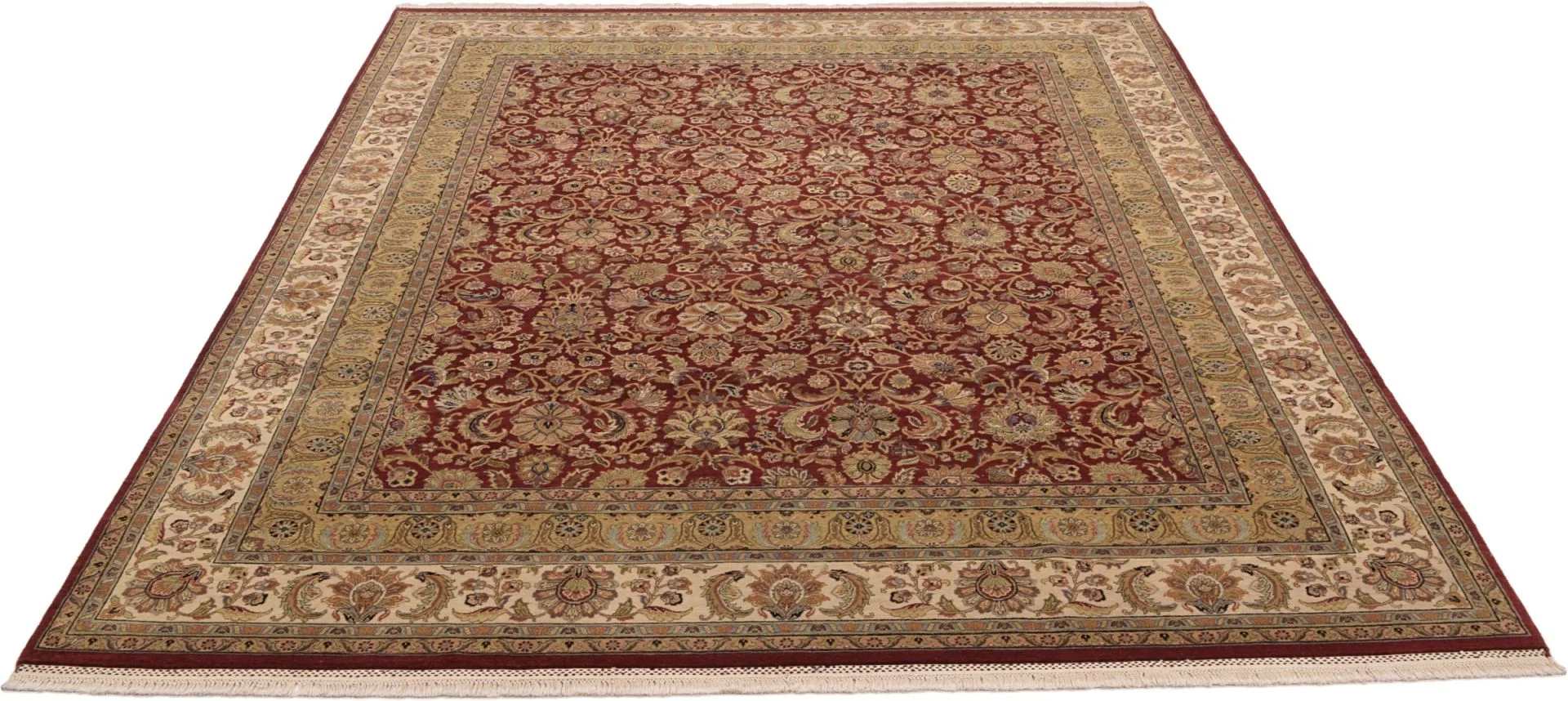 Alternative view of Tabriz Indian Rug 241 × 294 cm, hand-knotted
