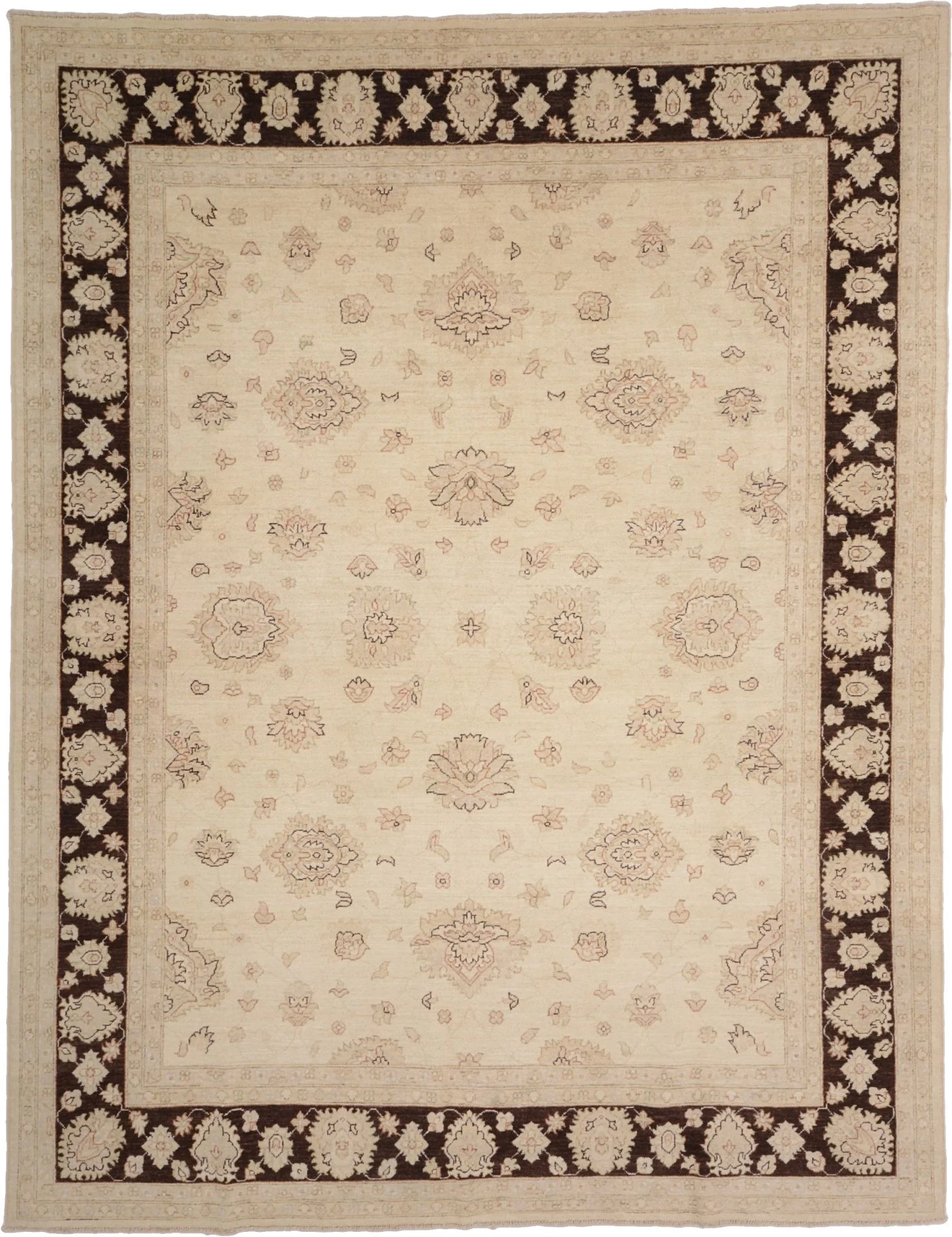 Ziegler Pakistani Rug 240 × 311 cm in Wool, hand-knotted