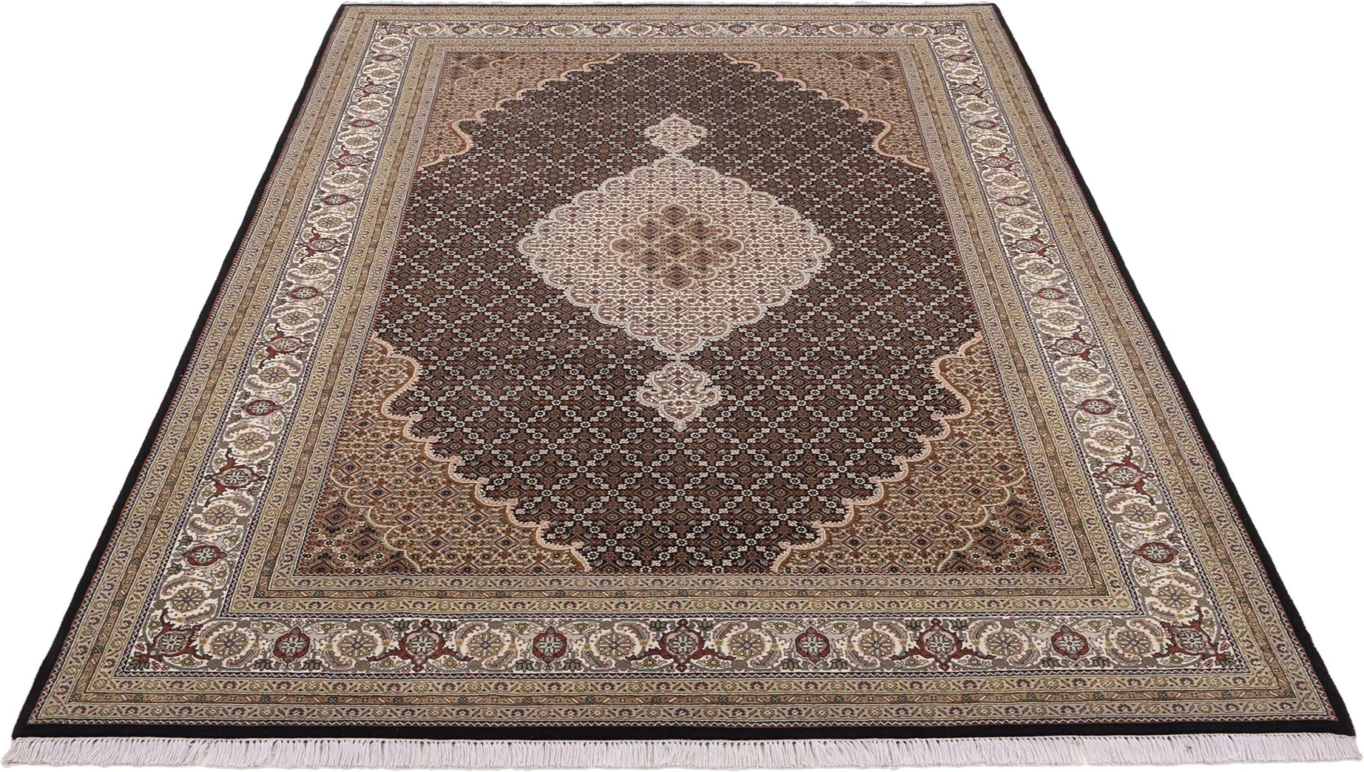 Alternative view of Tabriz Indian Rug 198 × 314 cm, hand-knotted