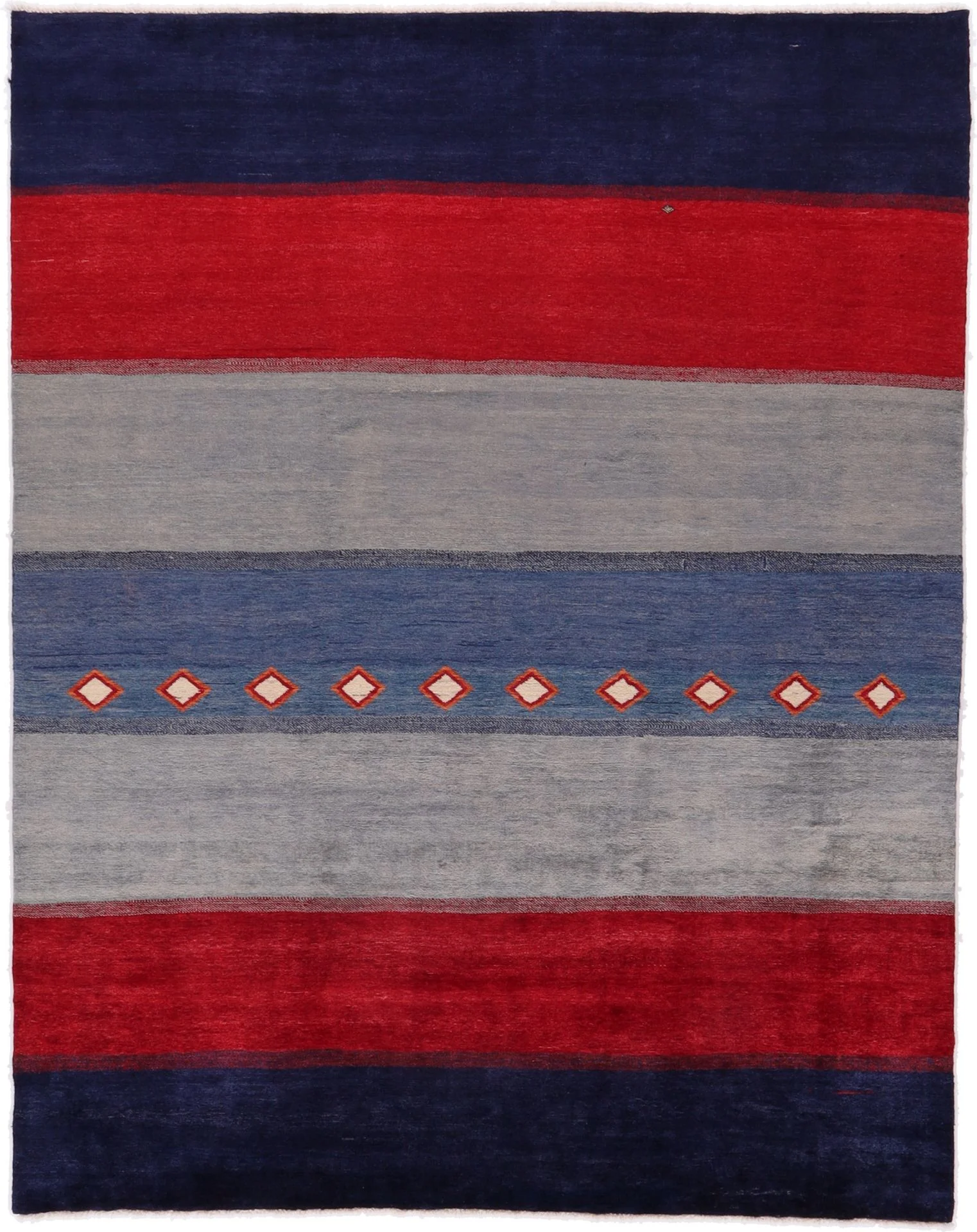 Gabbeh Pakistani Rug 245 × 311 cm in Wool, hand-knotted
