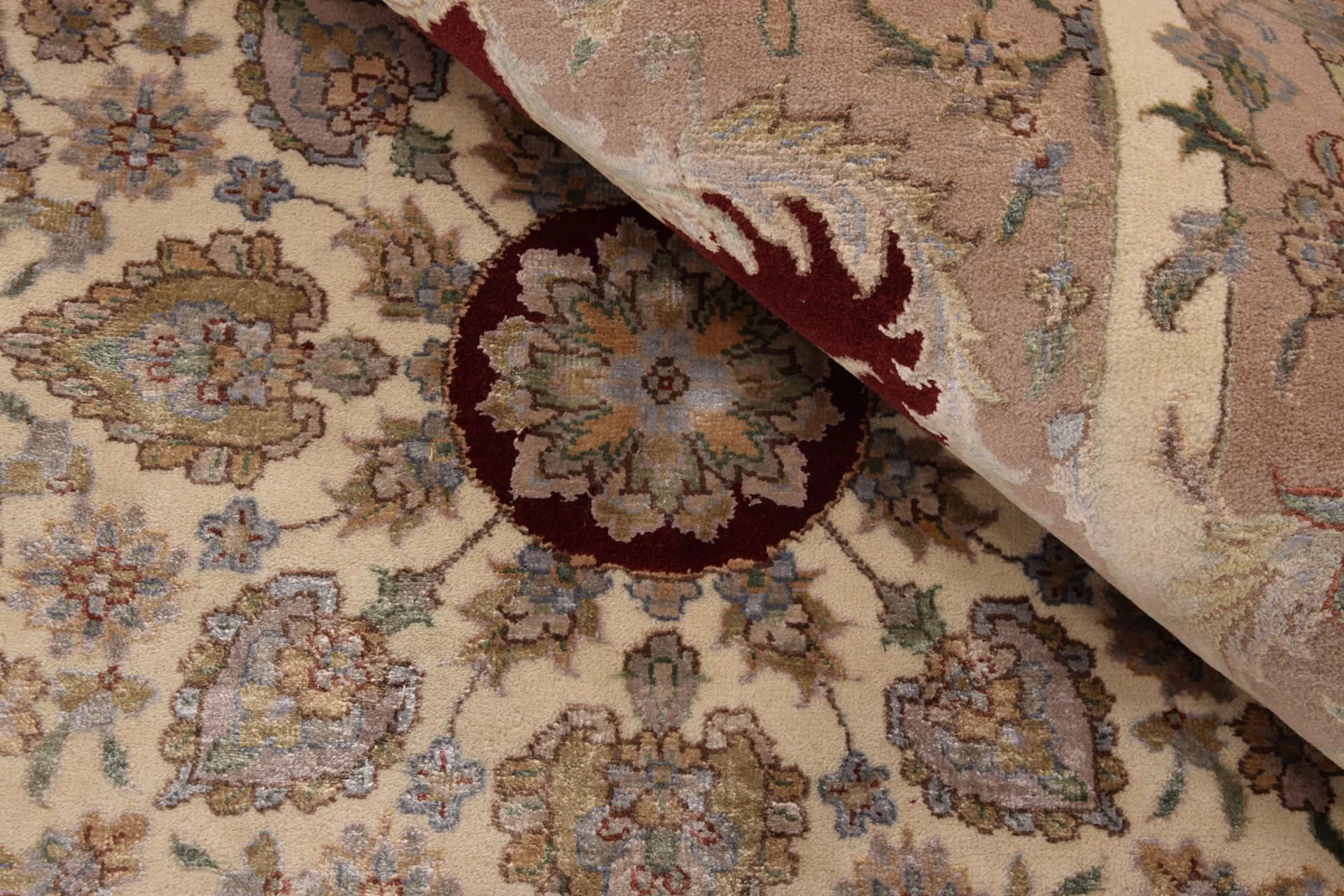 Tabriz Indian Rug 246 × 353 cm, hand-knotted - Image 4