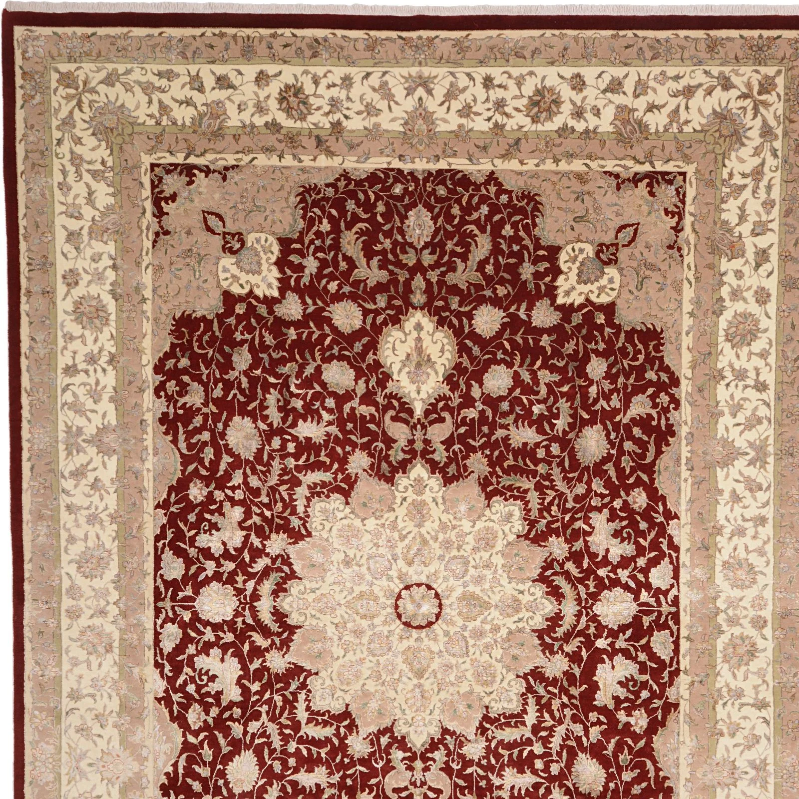 Tabriz Indian Rug 246 × 353 cm, hand-knotted - Image 6