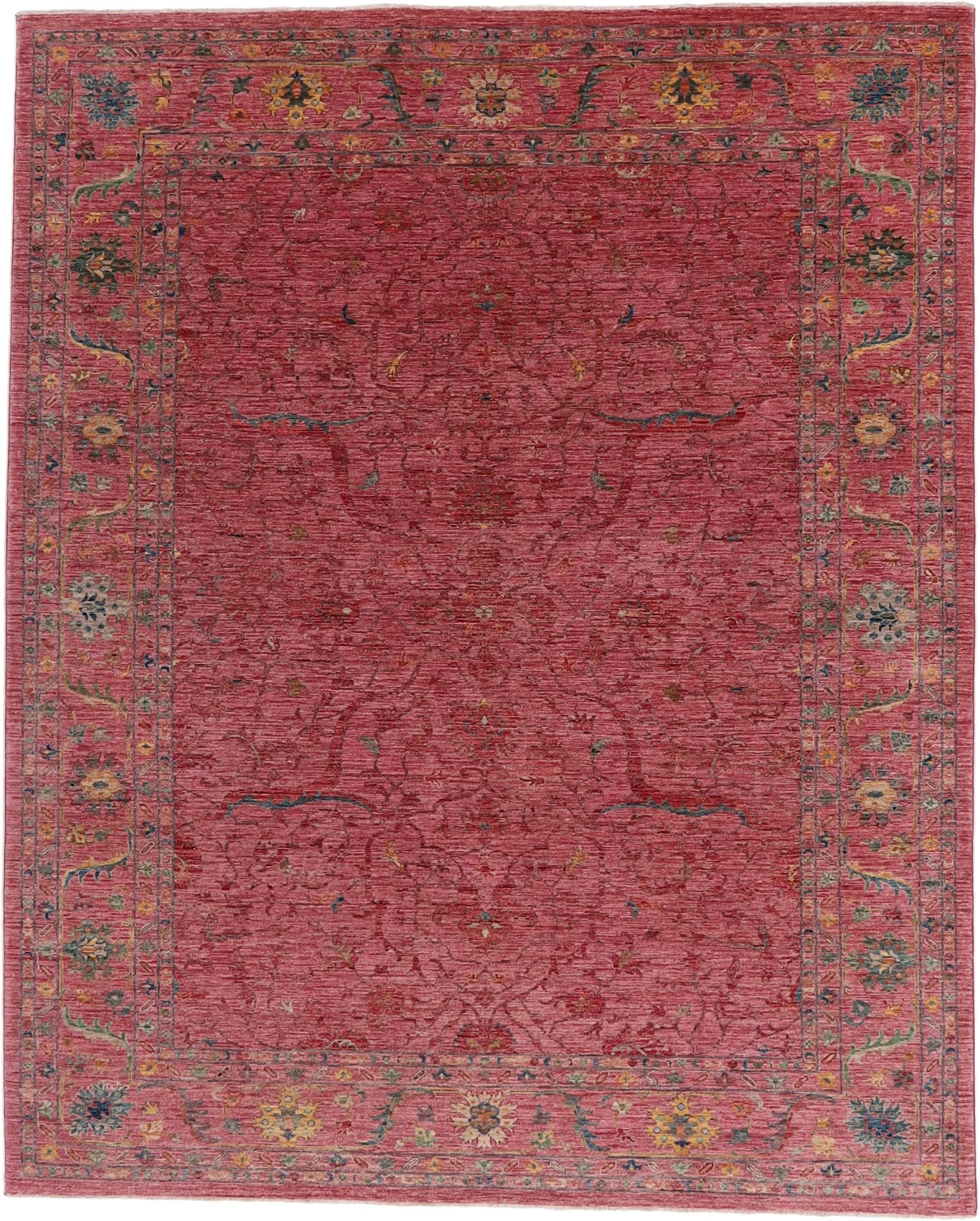 Wool Samarkand Pakistani Rug 248 × 304 cm, hand-knotted