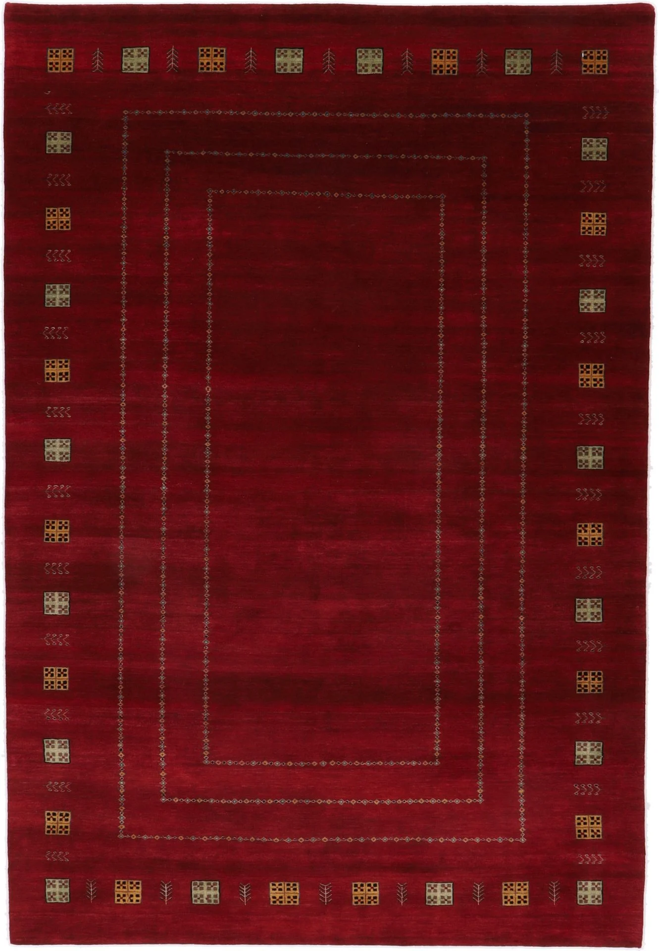 Loribaft Indian Rug 207 × 303 cm in Wool, hand-knotted