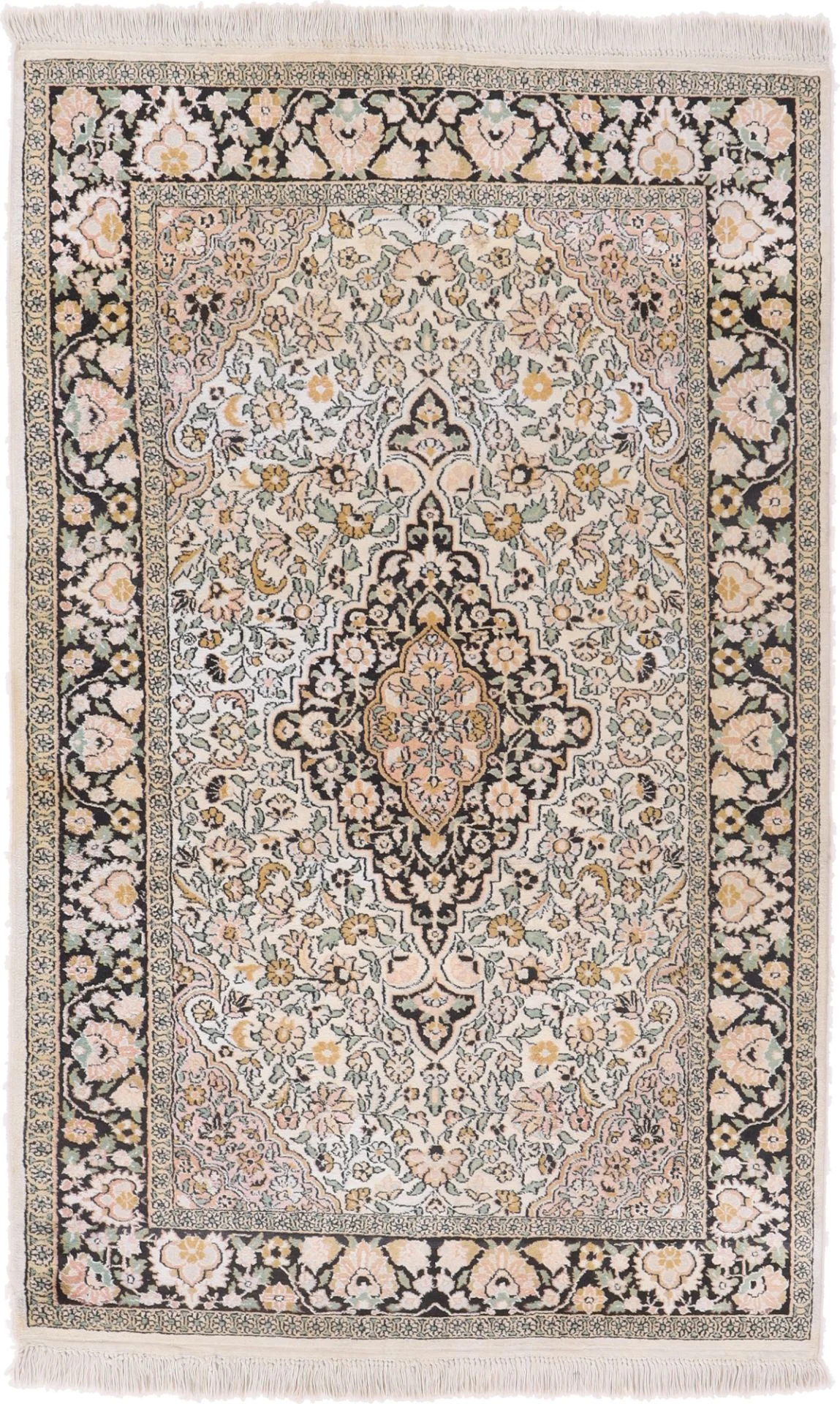 Indian Rug 184 × 124 cm in Wool, hand-knotted