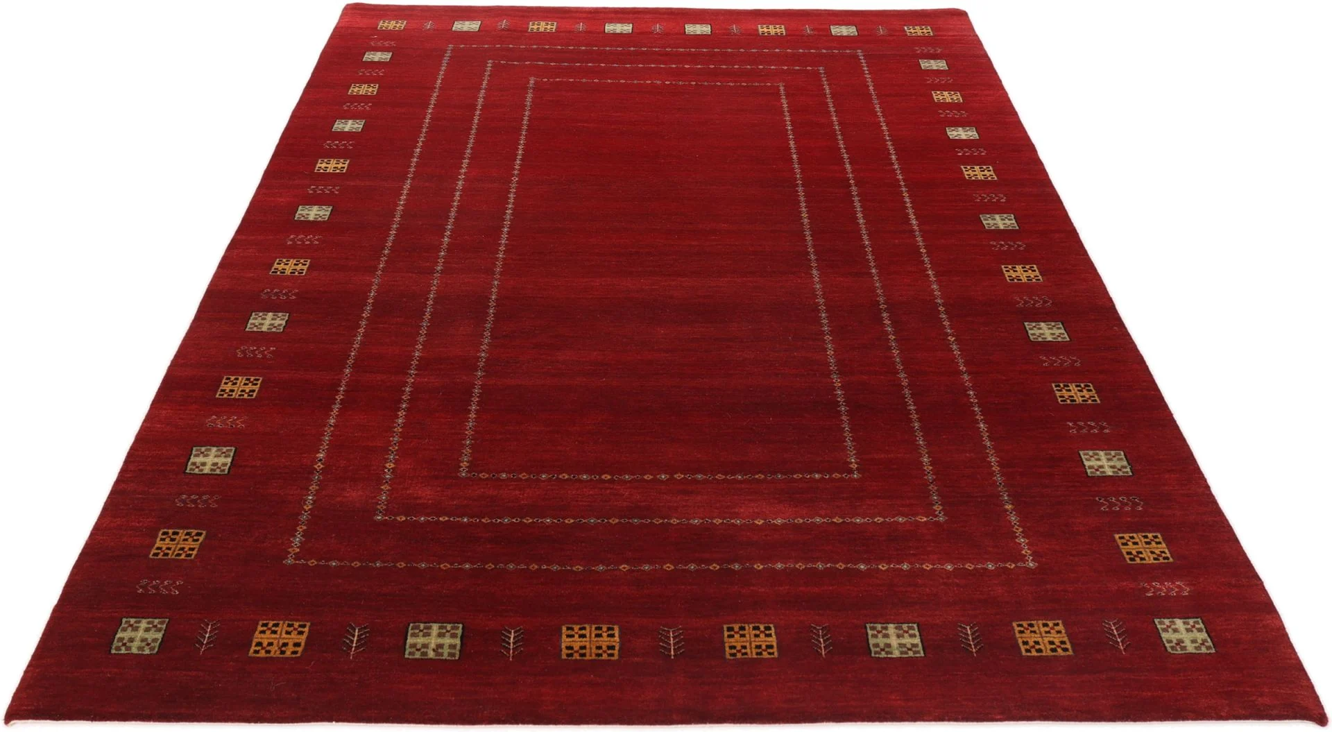 Alternative view of Loribaft Indian Rug 207 × 303 cm in Wool, hand-knotted