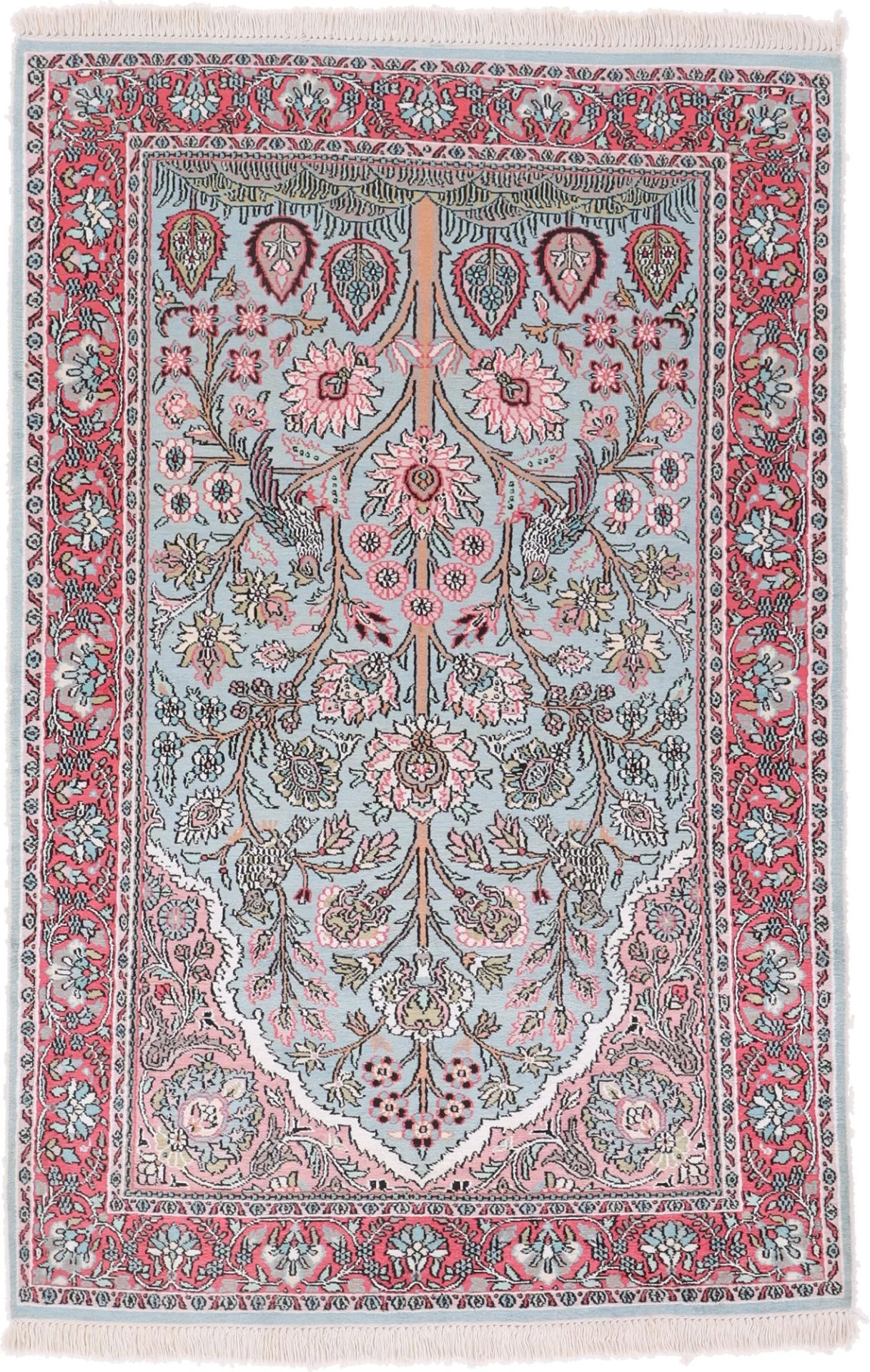 Indian Rug 182 × 122 cm in Wool, hand-knotted