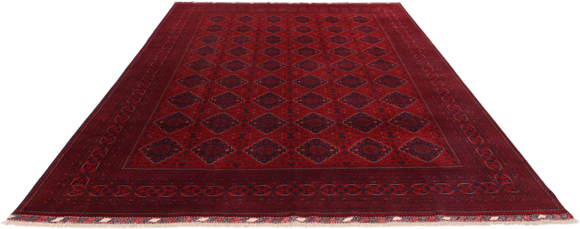 Alternative view of Afghan Rug 300 × 380 cm in Wool, hand-knotted