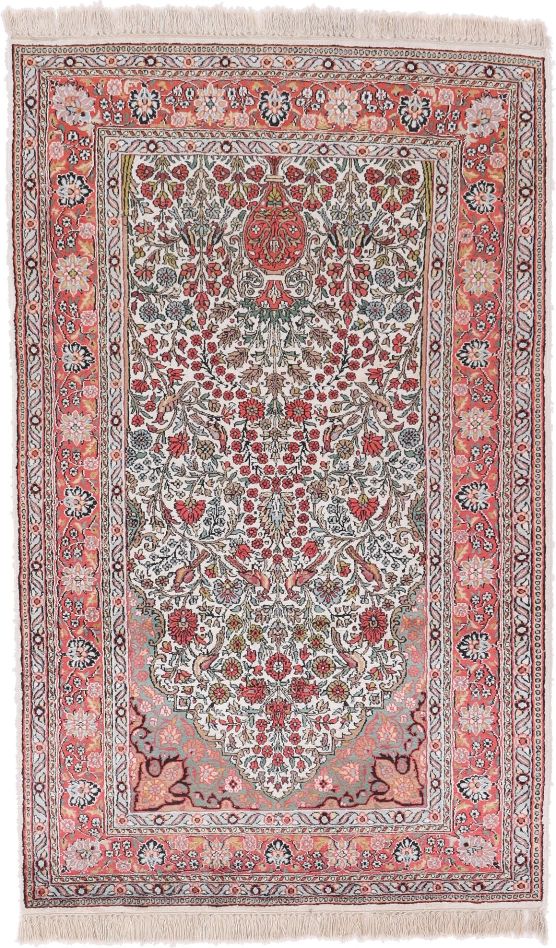 Indian Rug 192 × 118 cm in Wool, hand-knotted