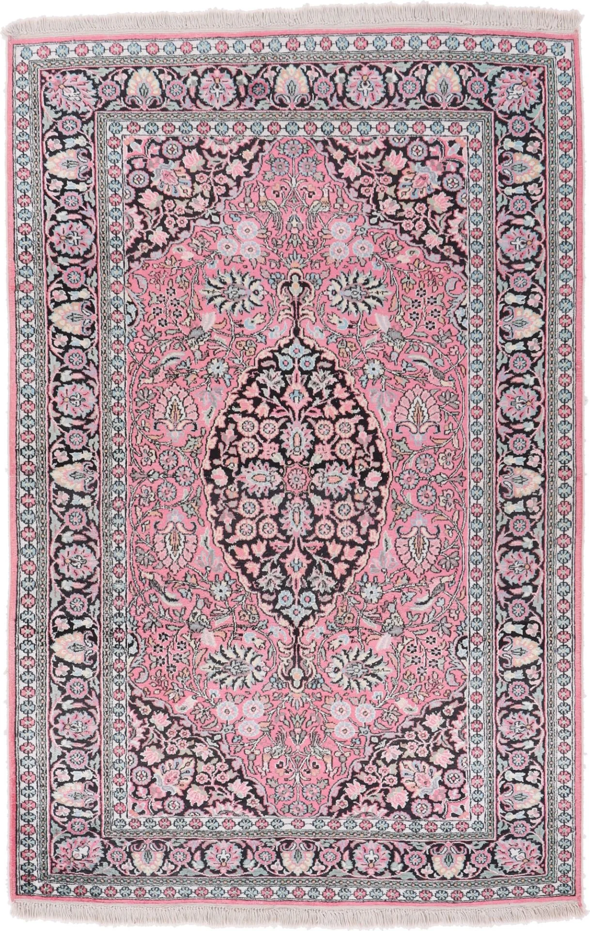 Wool Indian Rug 190 × 125 cm, hand-knotted
