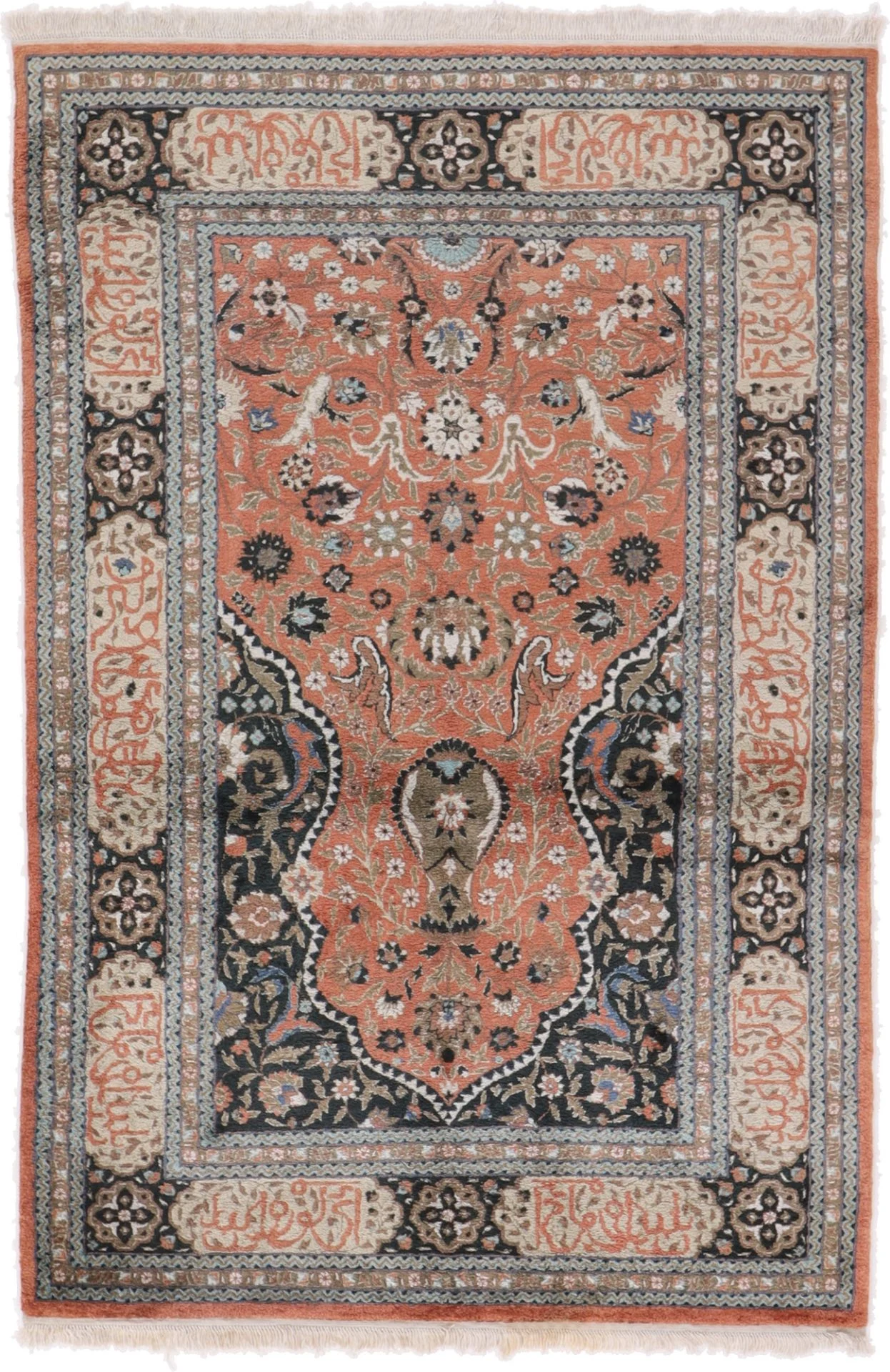 Wool Indian Rug 184 × 122 cm, hand-knotted