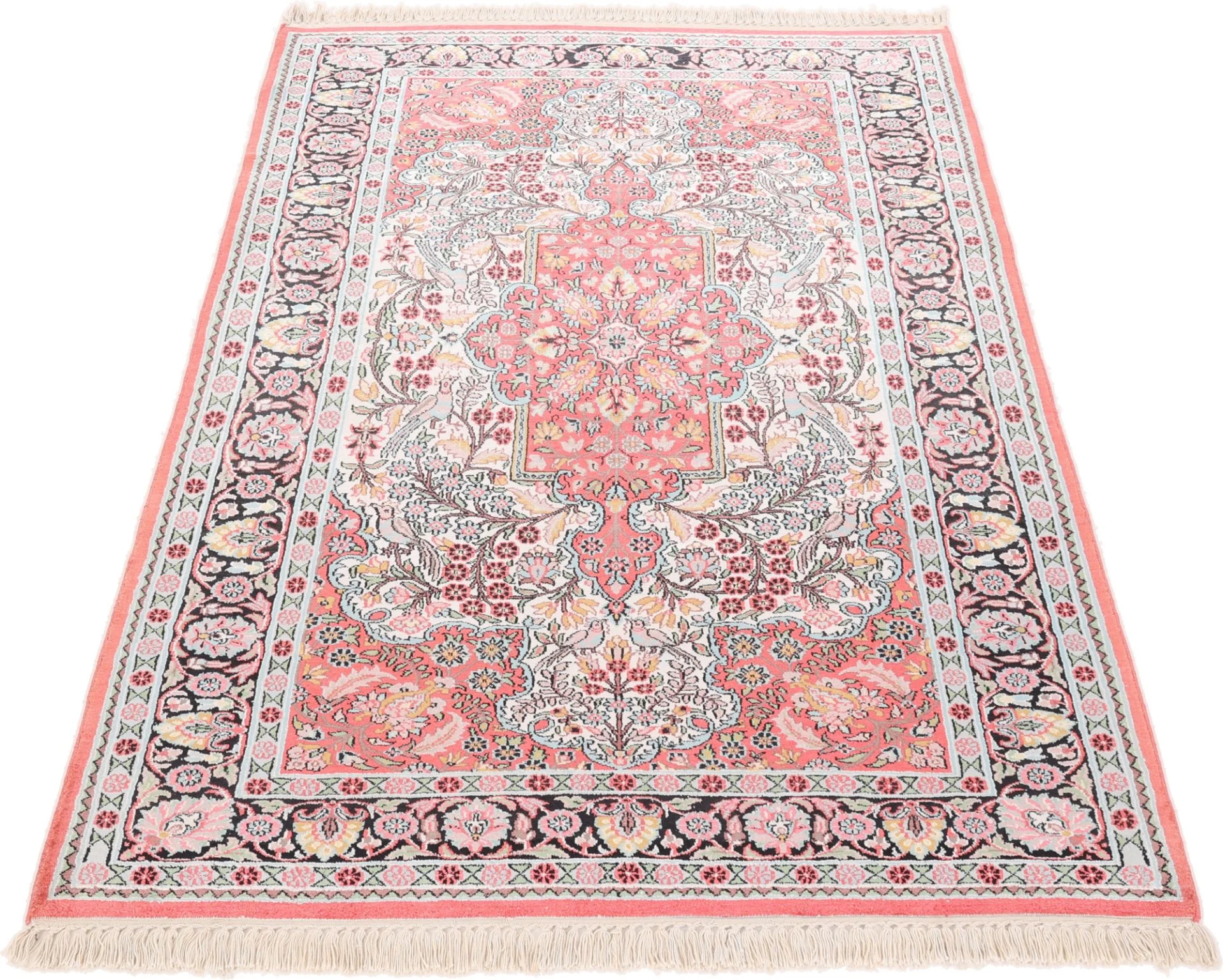 Indian Rug 187 × 126 cm in Wool, hand-knotted - Image 3