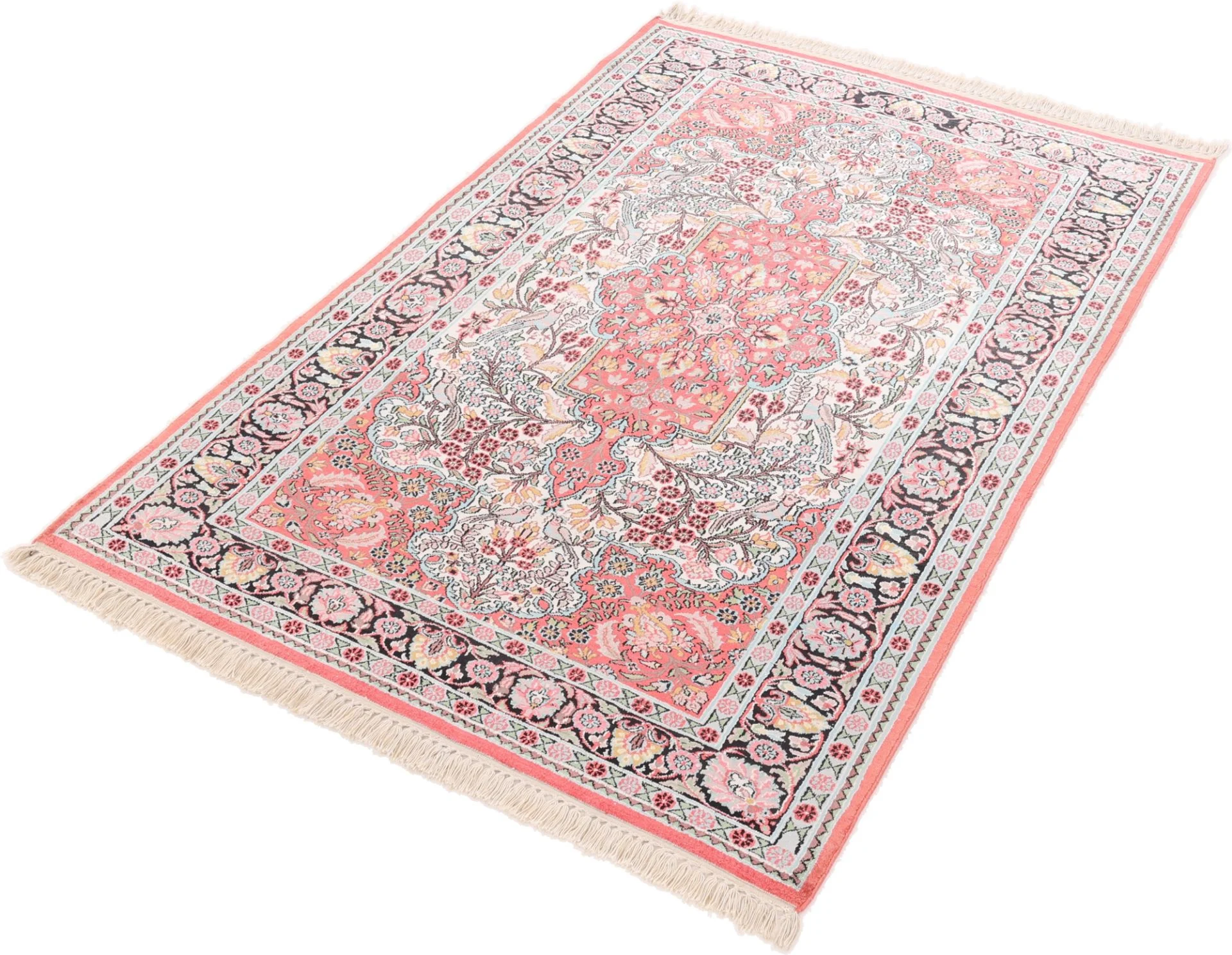 Indian Rug 187 × 126 cm in Wool, hand-knotted - Image 4
