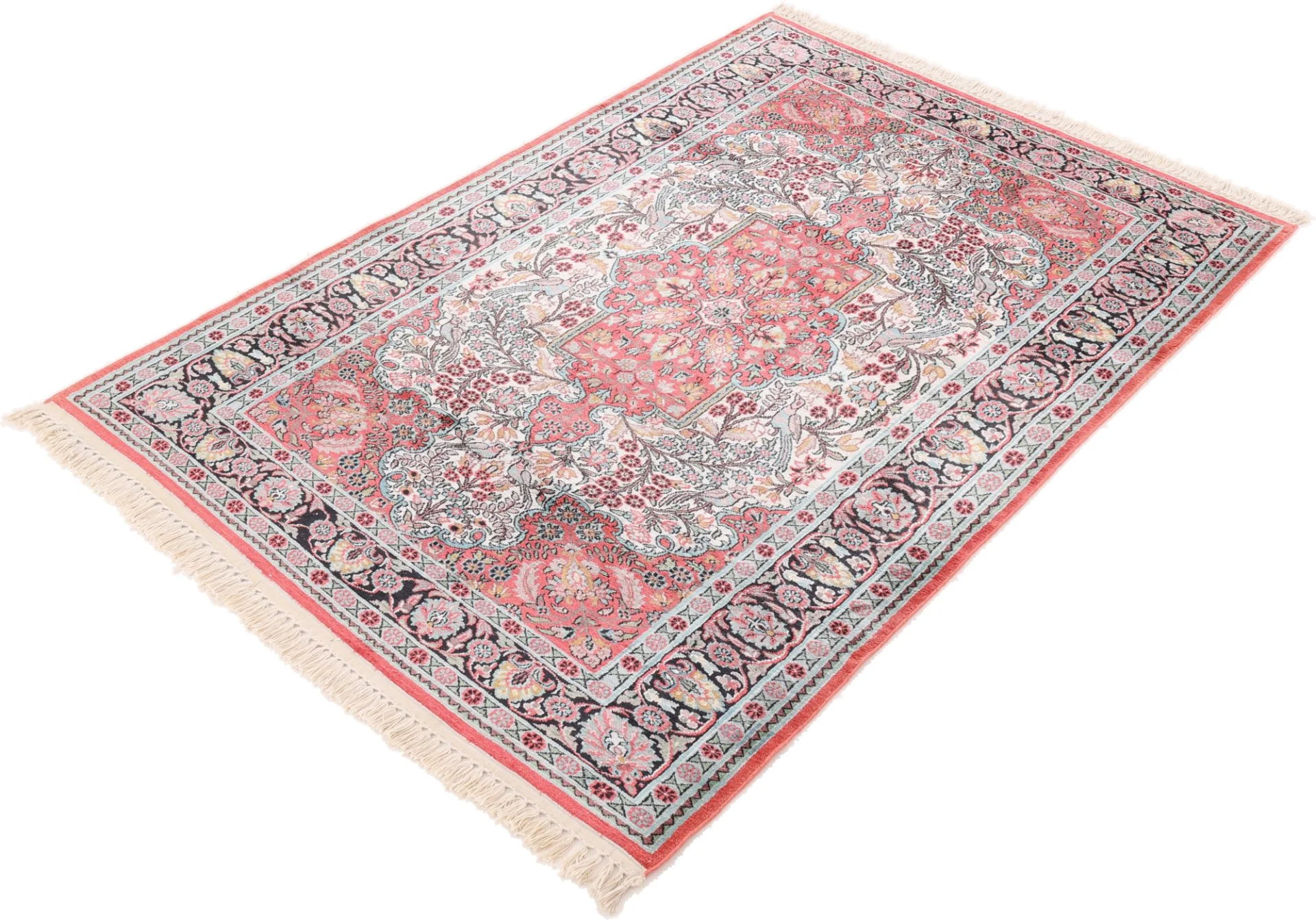 Indian Rug 187 × 126 cm in Wool, hand-knotted - Image 5