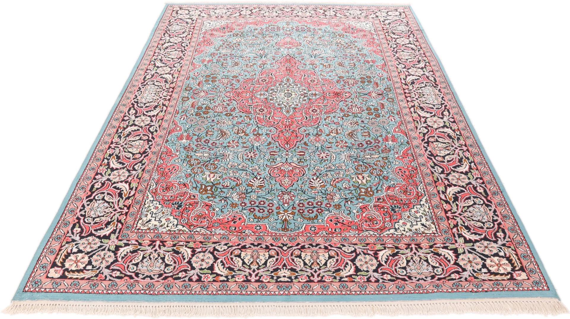 Indian Rug 275 × 189 cm in Wool, hand-knotted - Image 3
