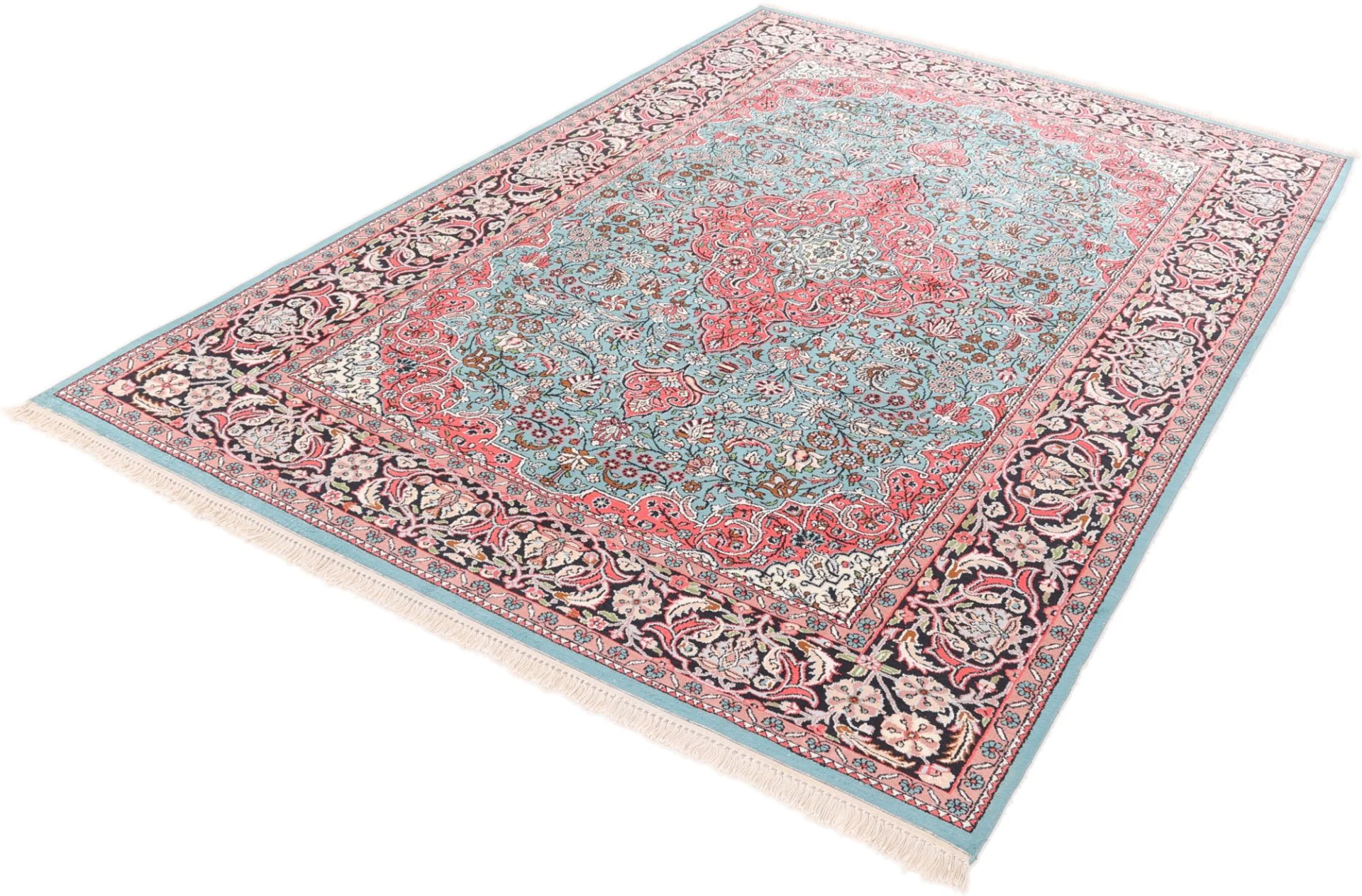 Indian Rug 275 × 189 cm in Wool, hand-knotted - Image 4