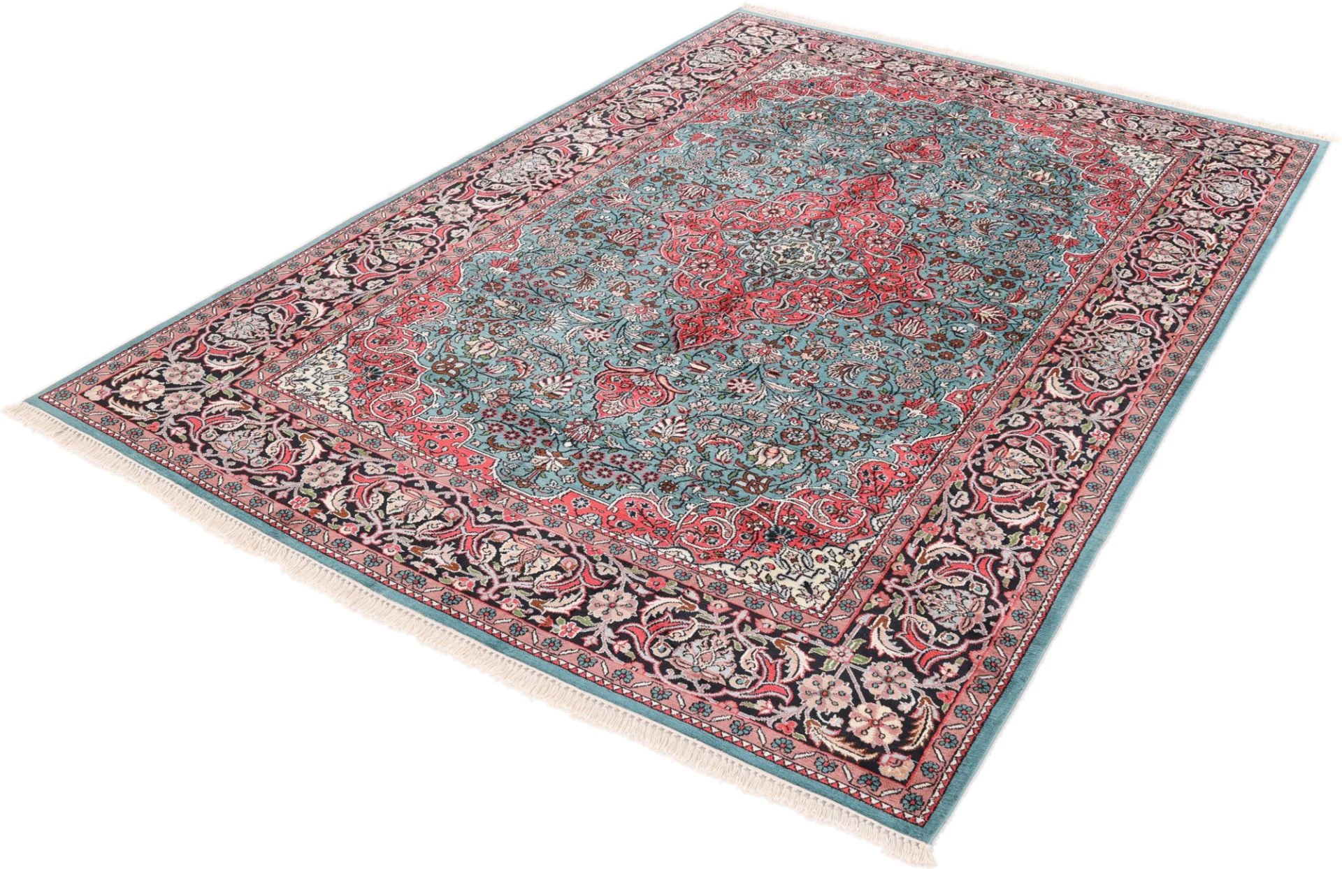 Indian Rug 275 × 189 cm in Wool, hand-knotted - Image 5