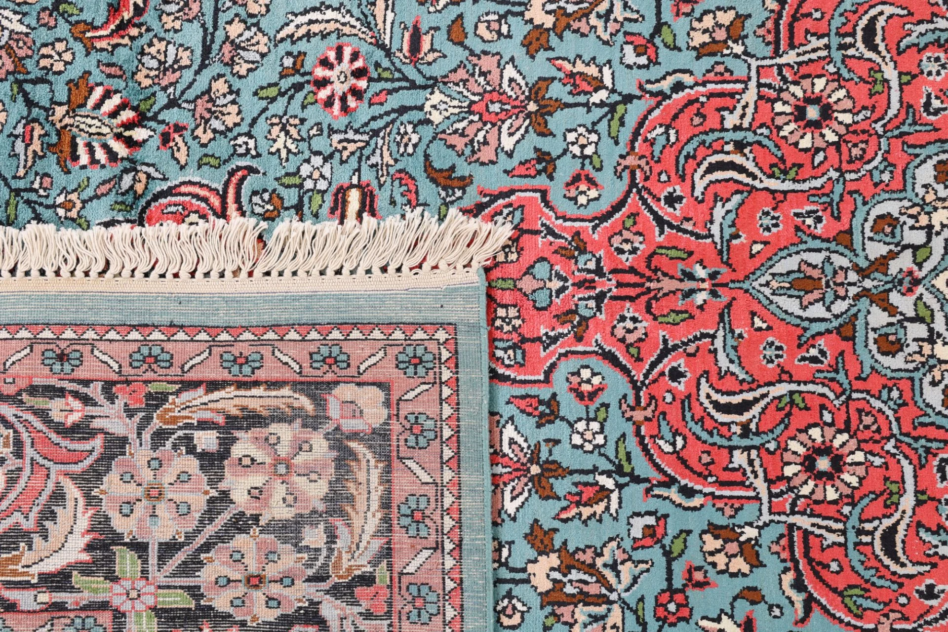 Indian Rug 275 × 189 cm in Wool, hand-knotted - Image 7