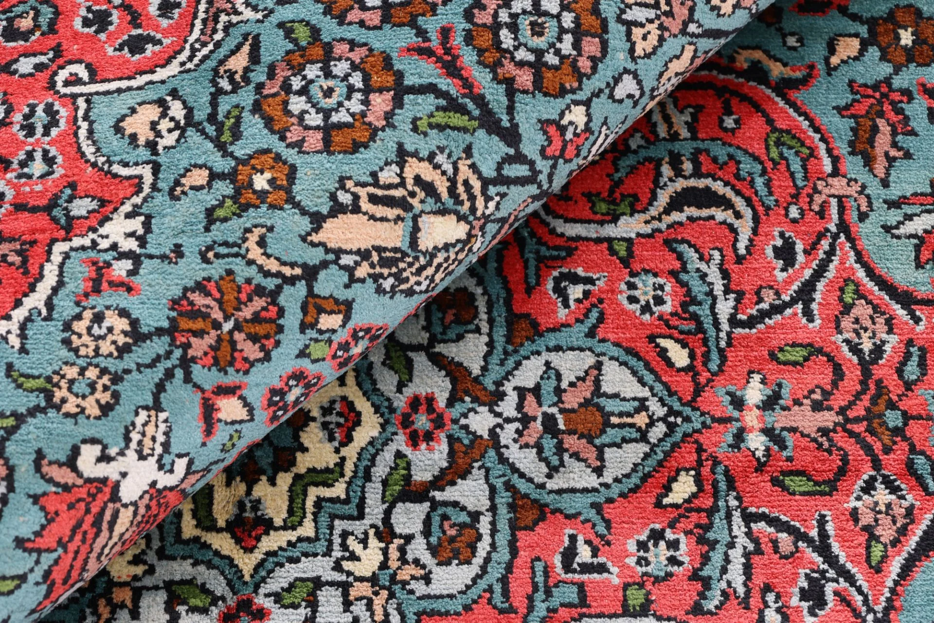 Indian Rug 275 × 189 cm in Wool, hand-knotted - Image 8