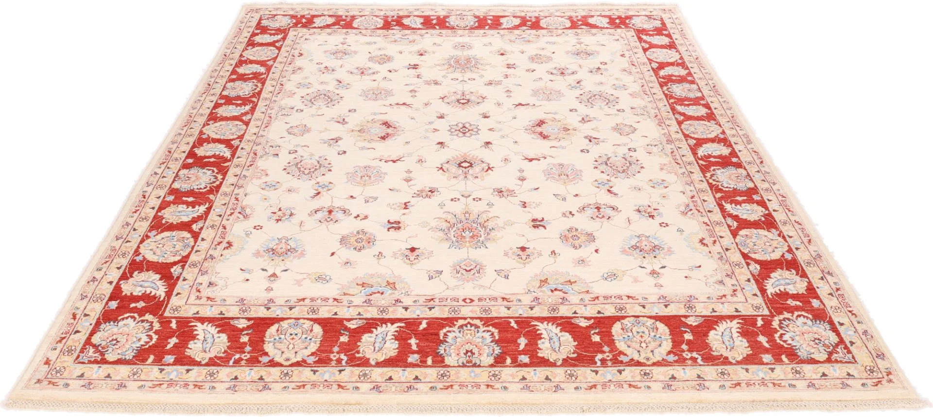 Alternative view of Ziegler Pakistani Rug 241 × 304 cm in Wool, hand-knotted