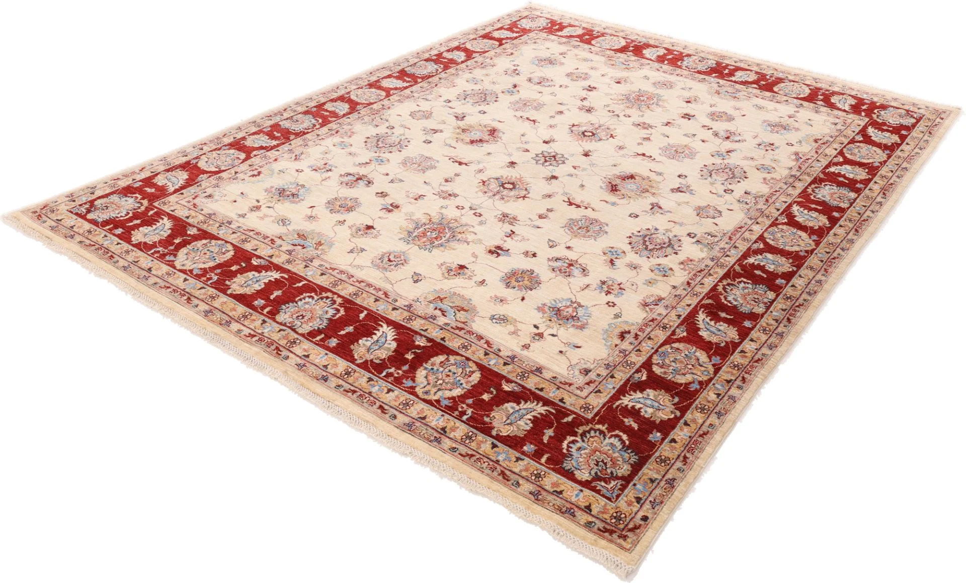 Ziegler Pakistani Rug 241 × 304 cm in Wool, hand-knotted - Image 4