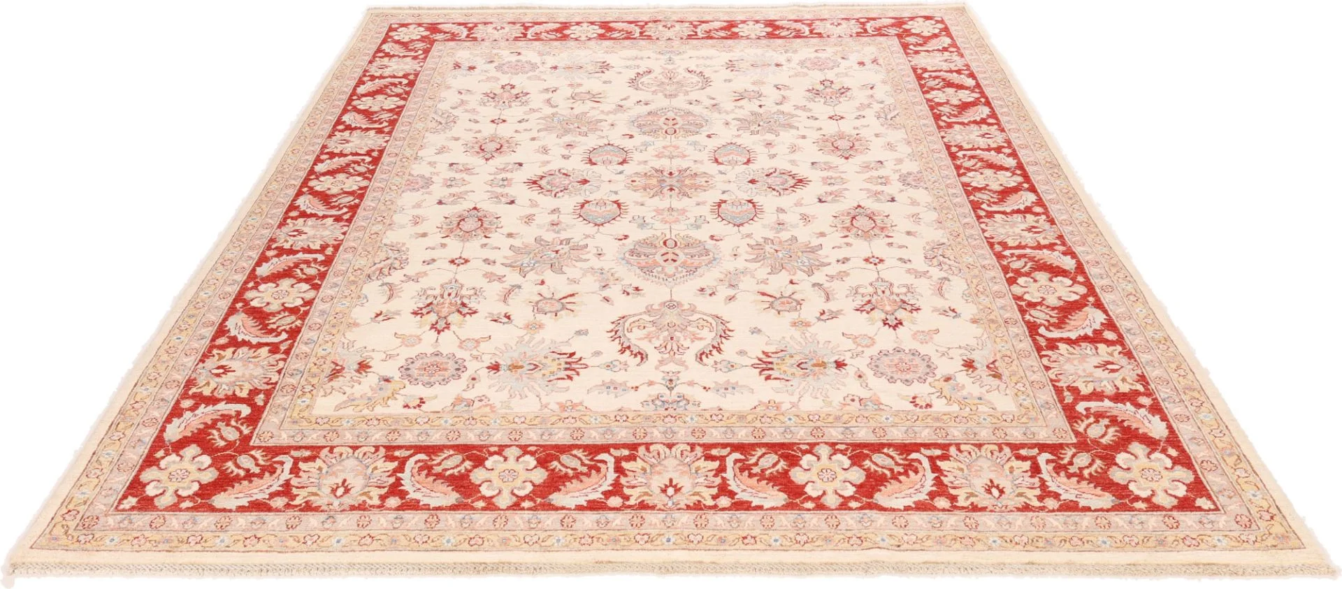Alternative view of Hand-Knotted Ziegler Pakistani Rug, 247 × 295 cm, Wool
