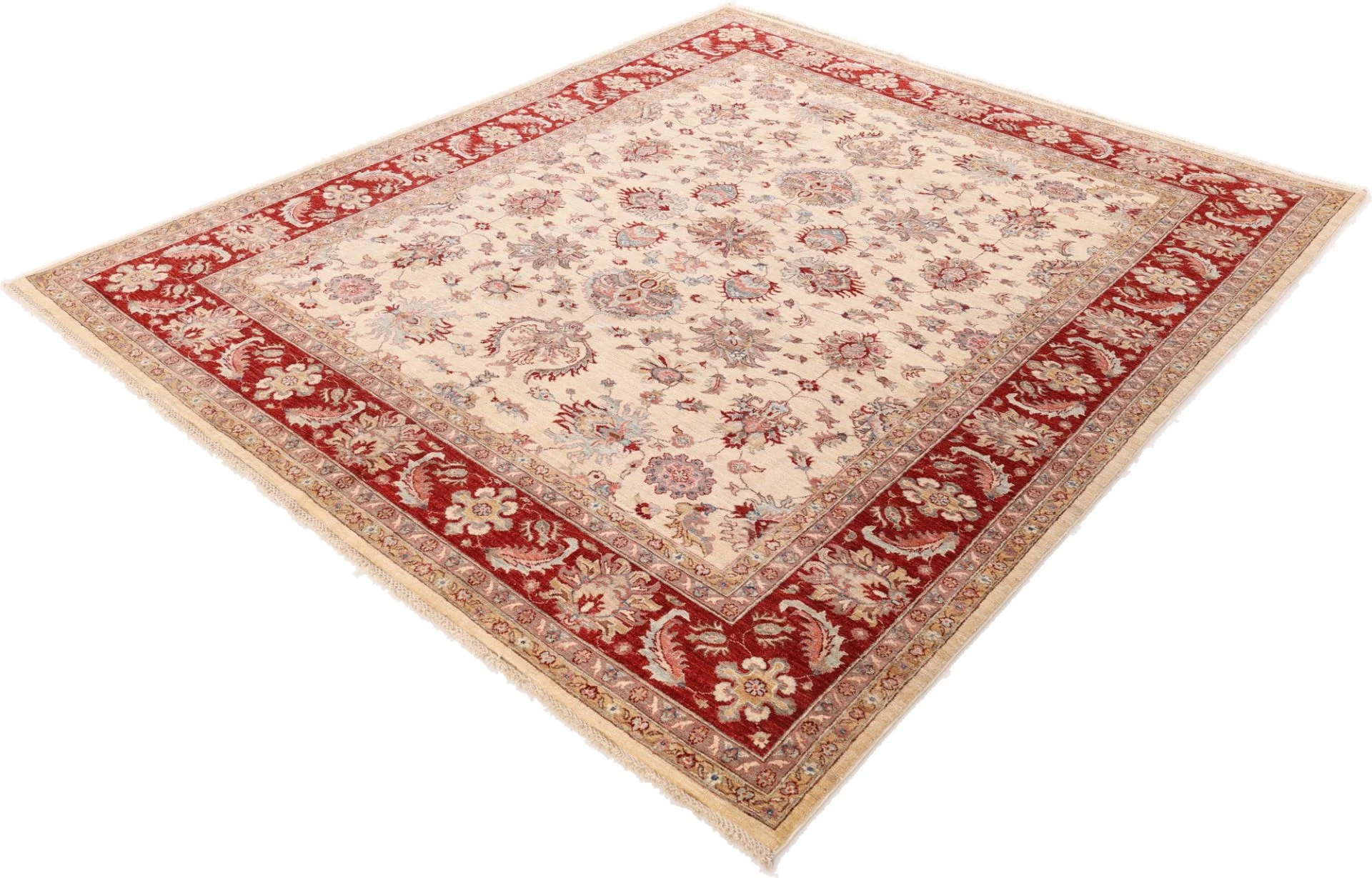 Hand-Knotted Ziegler Pakistani Rug, 247 × 295 cm, Wool - Image 4