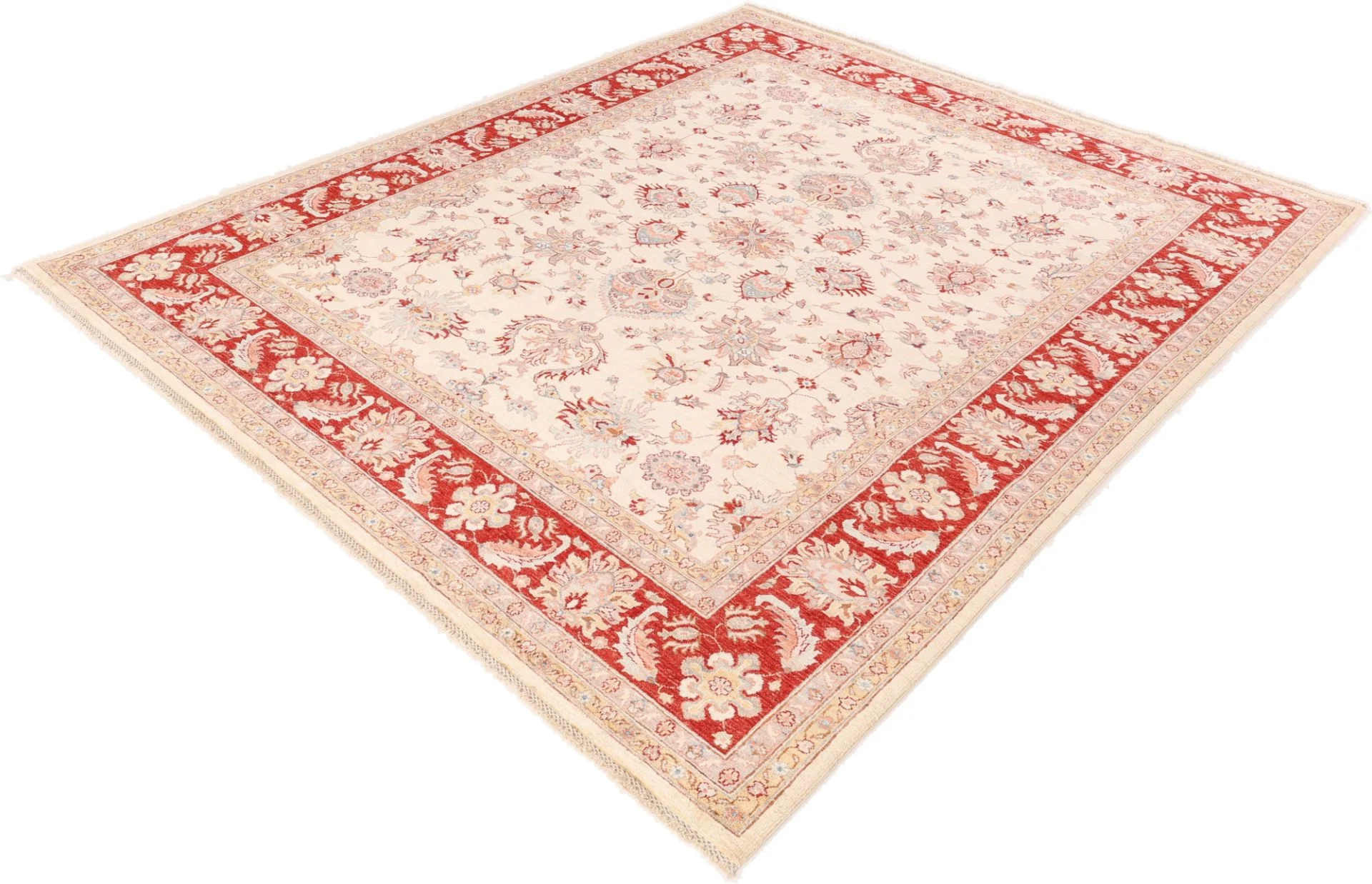 Hand-Knotted Ziegler Pakistani Rug, 247 × 295 cm, Wool - Image 5