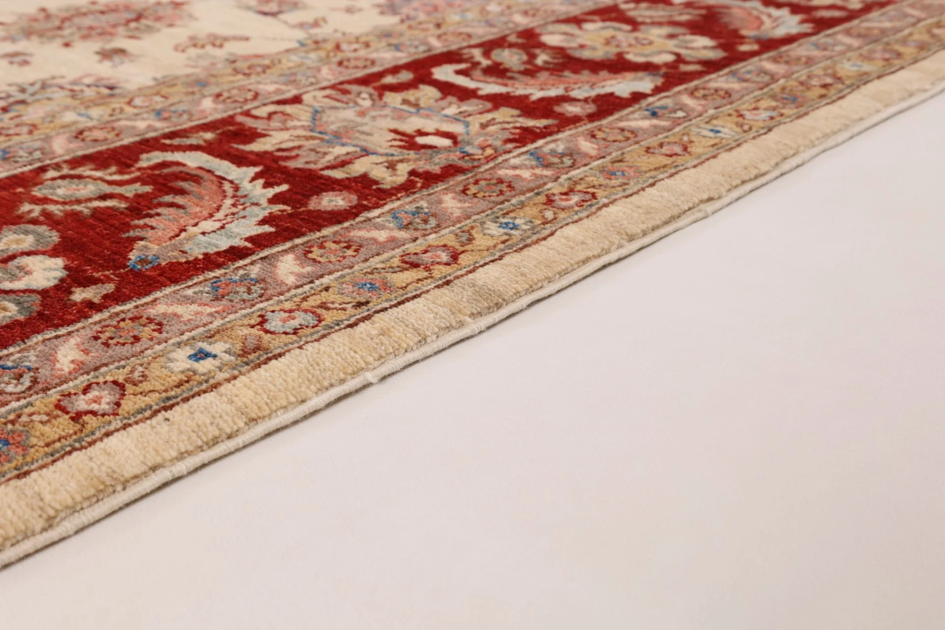 Hand-Knotted Ziegler Pakistani Rug, 247 × 295 cm, Wool - Image 6