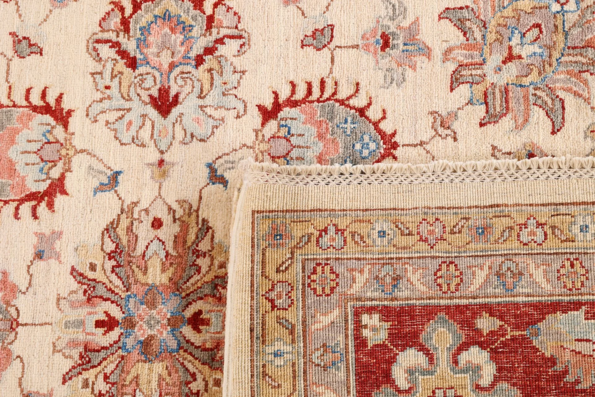 Hand-Knotted Ziegler Pakistani Rug, 247 × 295 cm, Wool - Image 7