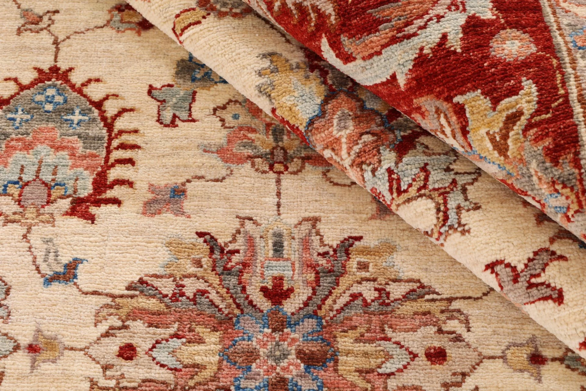 Hand-Knotted Ziegler Pakistani Rug, 247 × 295 cm, Wool - Image 8