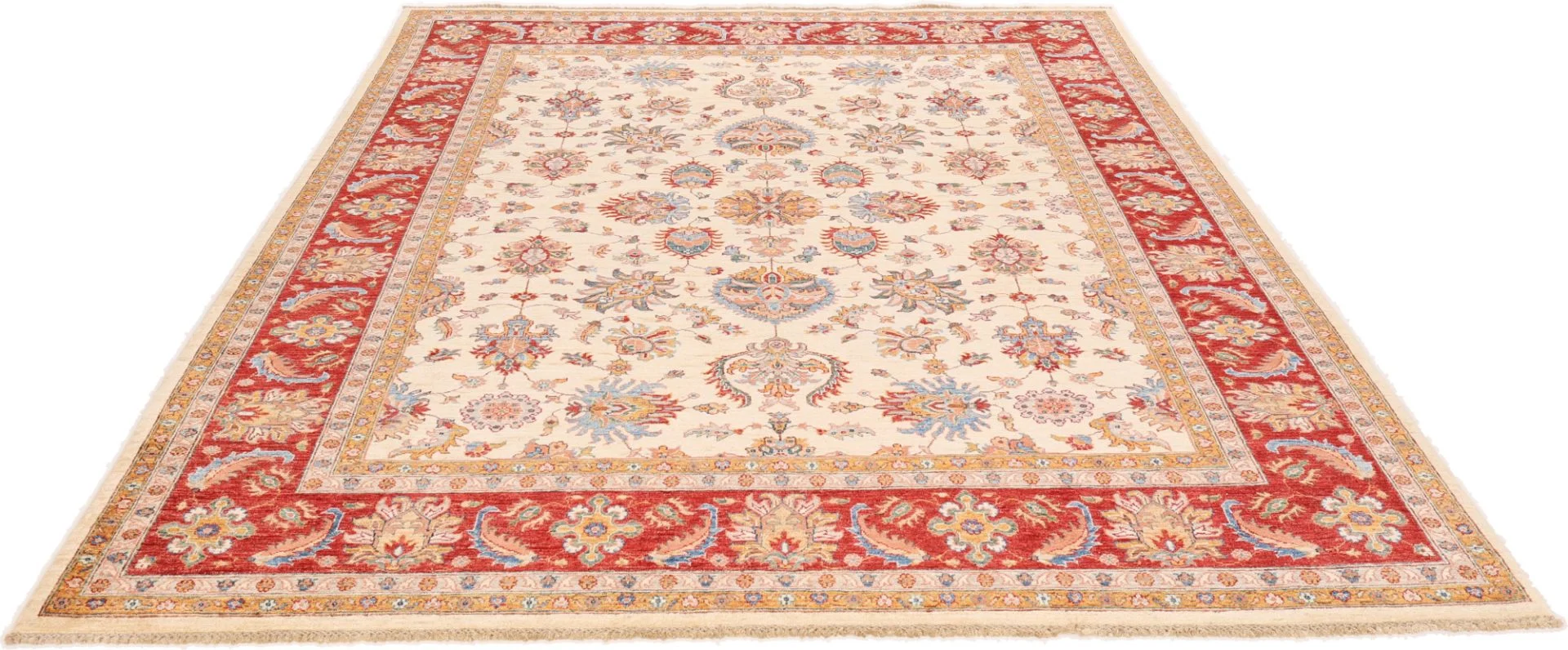 Alternative view of Hand-Knotted Ziegler Pakistani Rug, 253 × 300 cm, Wool