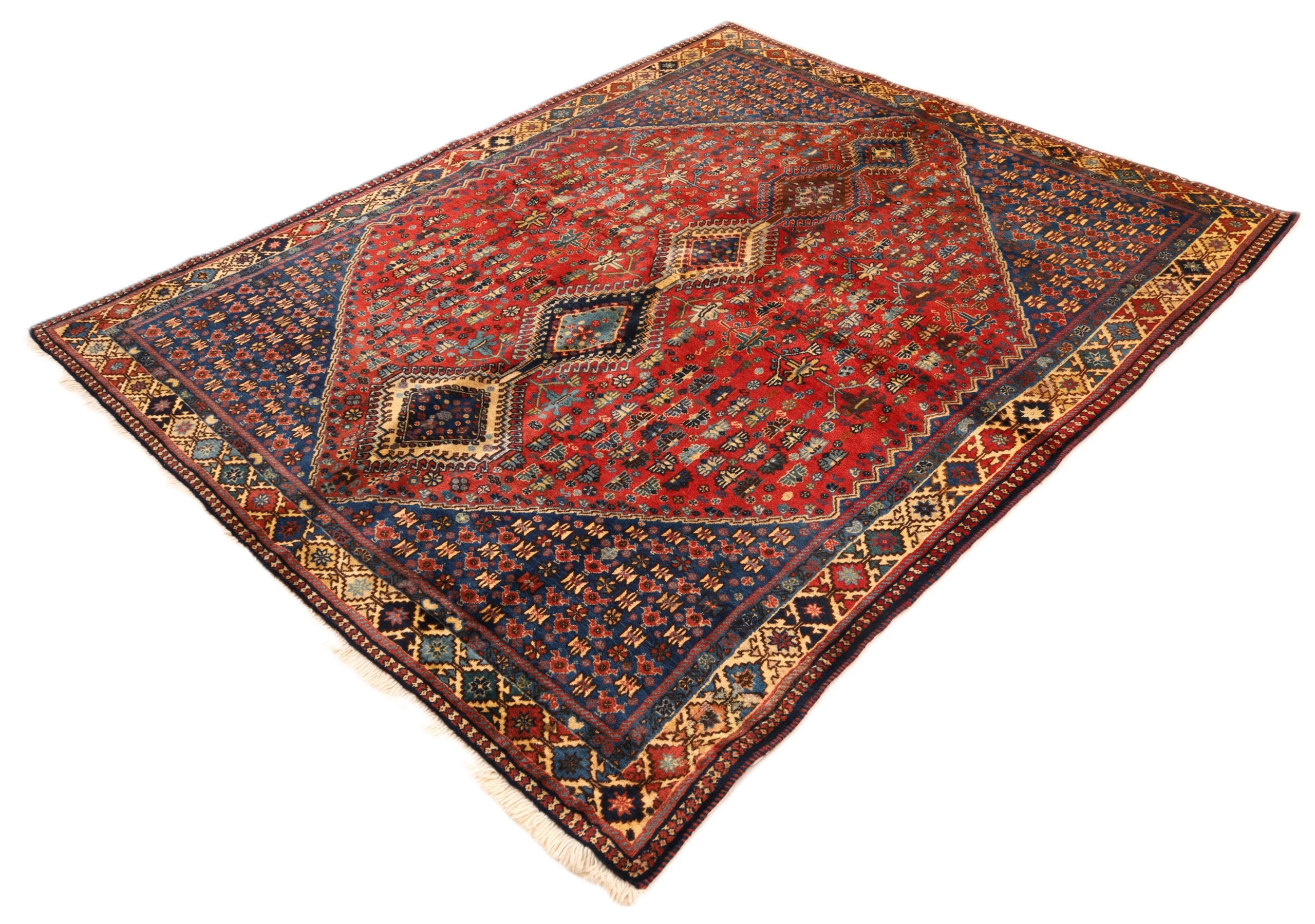 Hand-Knotted Persian Rug, 233 × 182 cm, Wool - Image 5