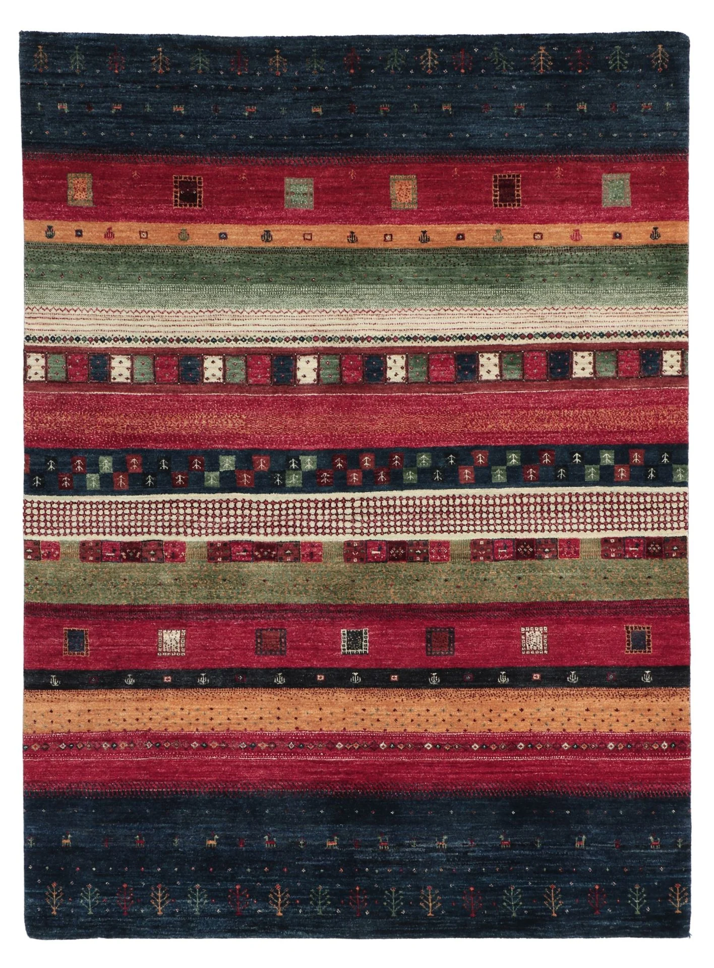 Loribaft Indian Rug 143 × 195 cm in Wool, hand-knotted