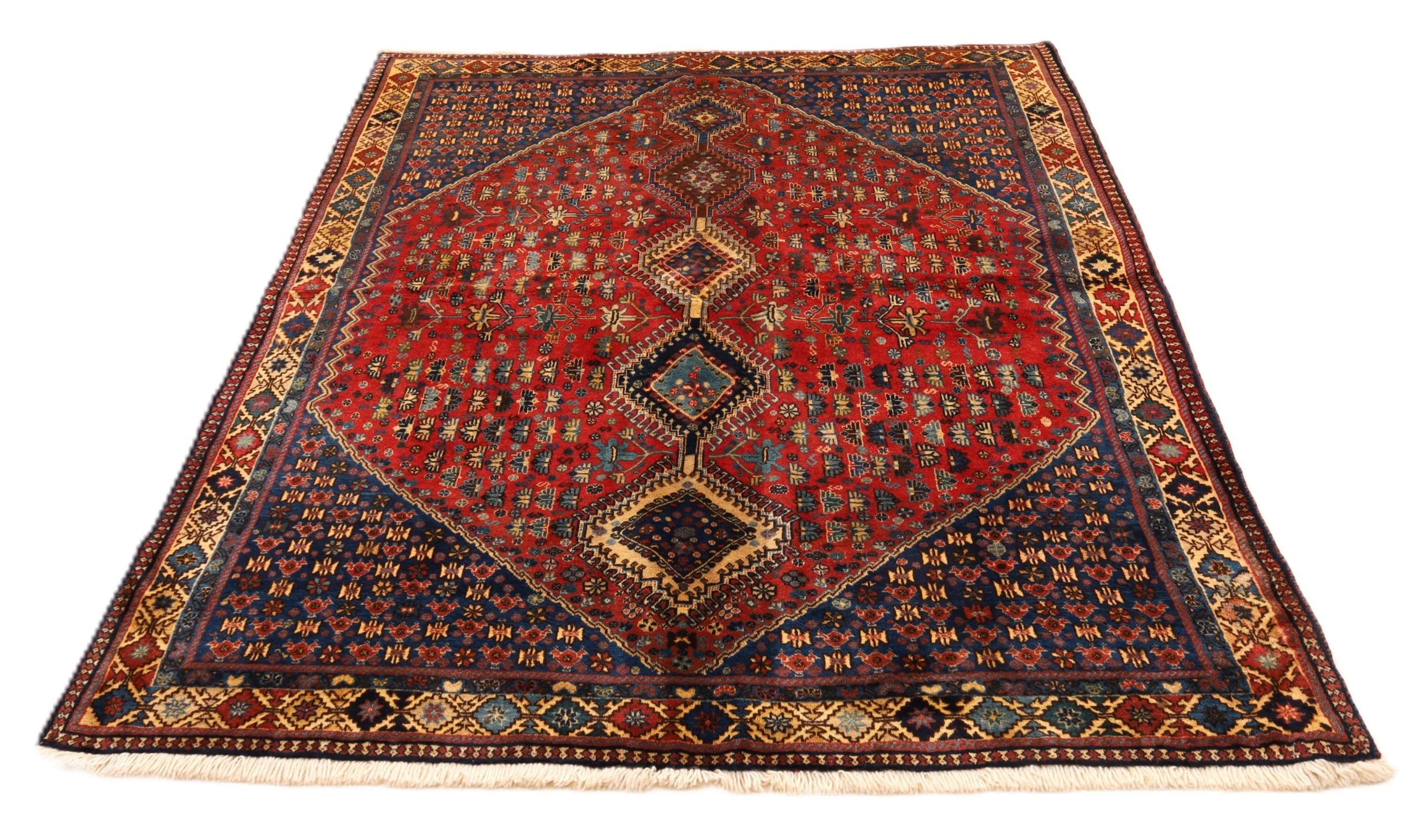 Hand-Knotted Persian Rug, 233 × 182 cm, Wool - Image 9