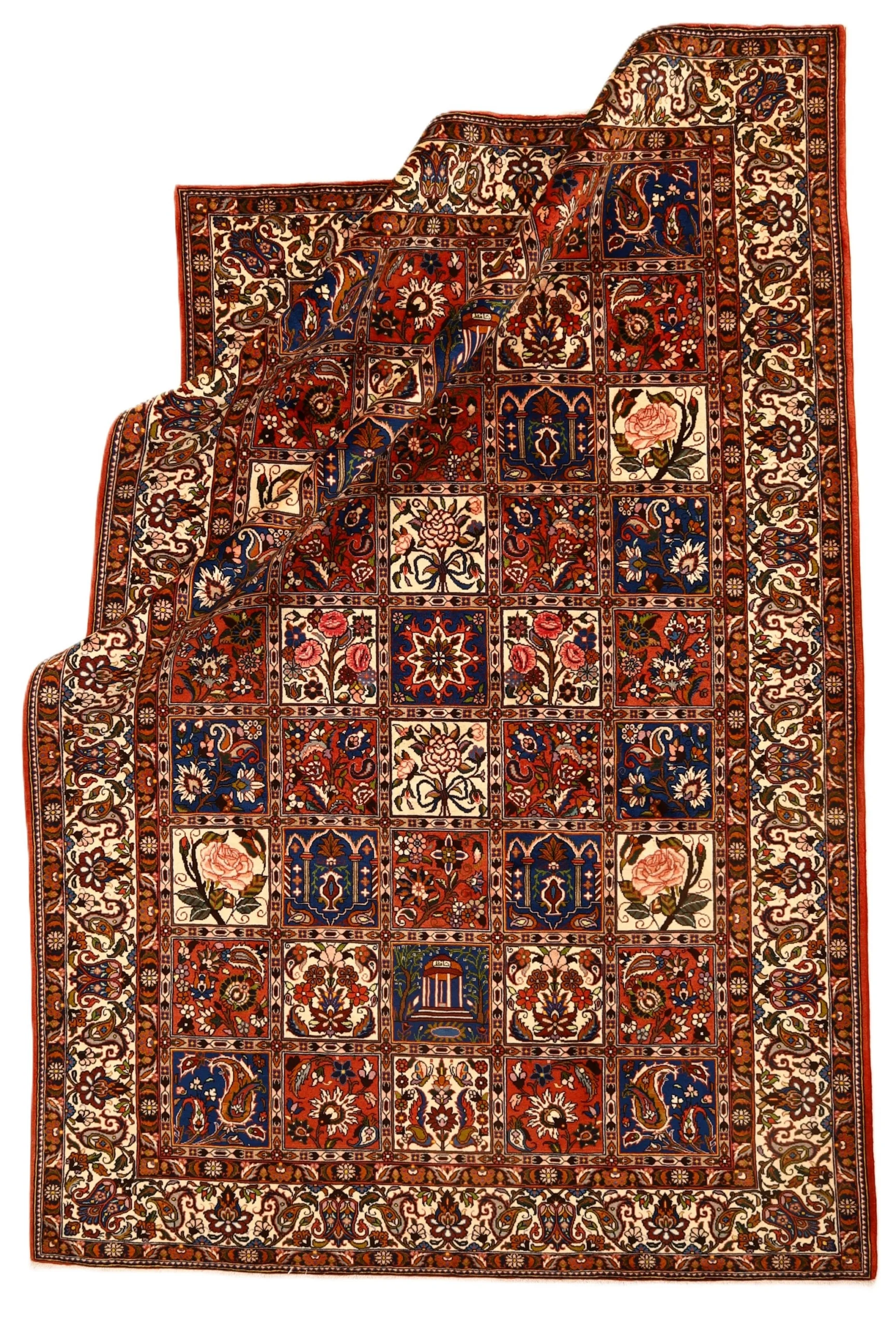 Alternative view of Hand-Knotted Bakhtiari Persian Rug, 305 × 204 cm, Wool