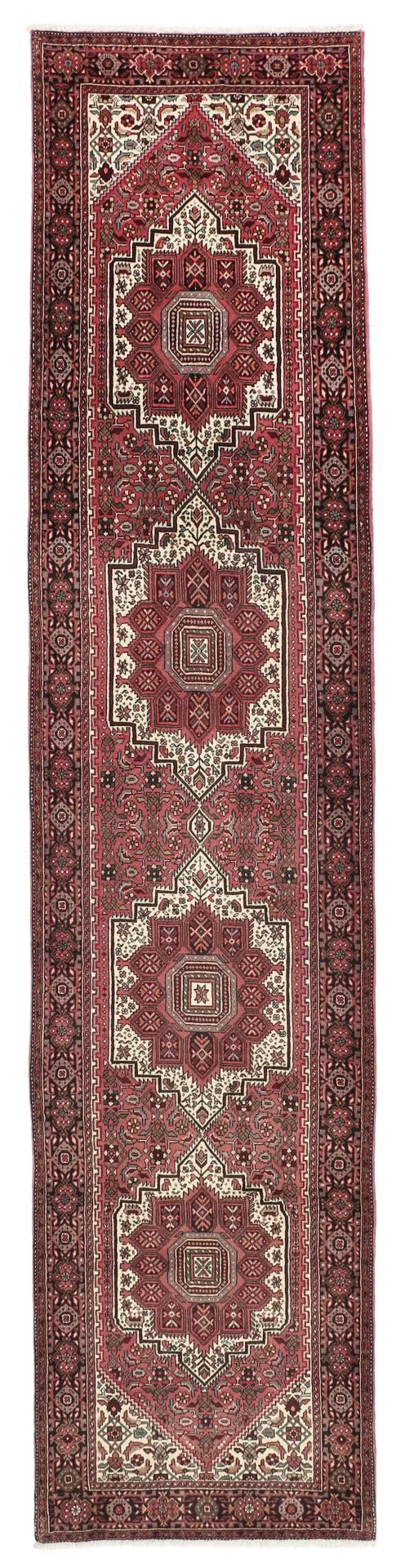 Hand-Knotted Persian Rug, 85 × 395 cm, Wool
