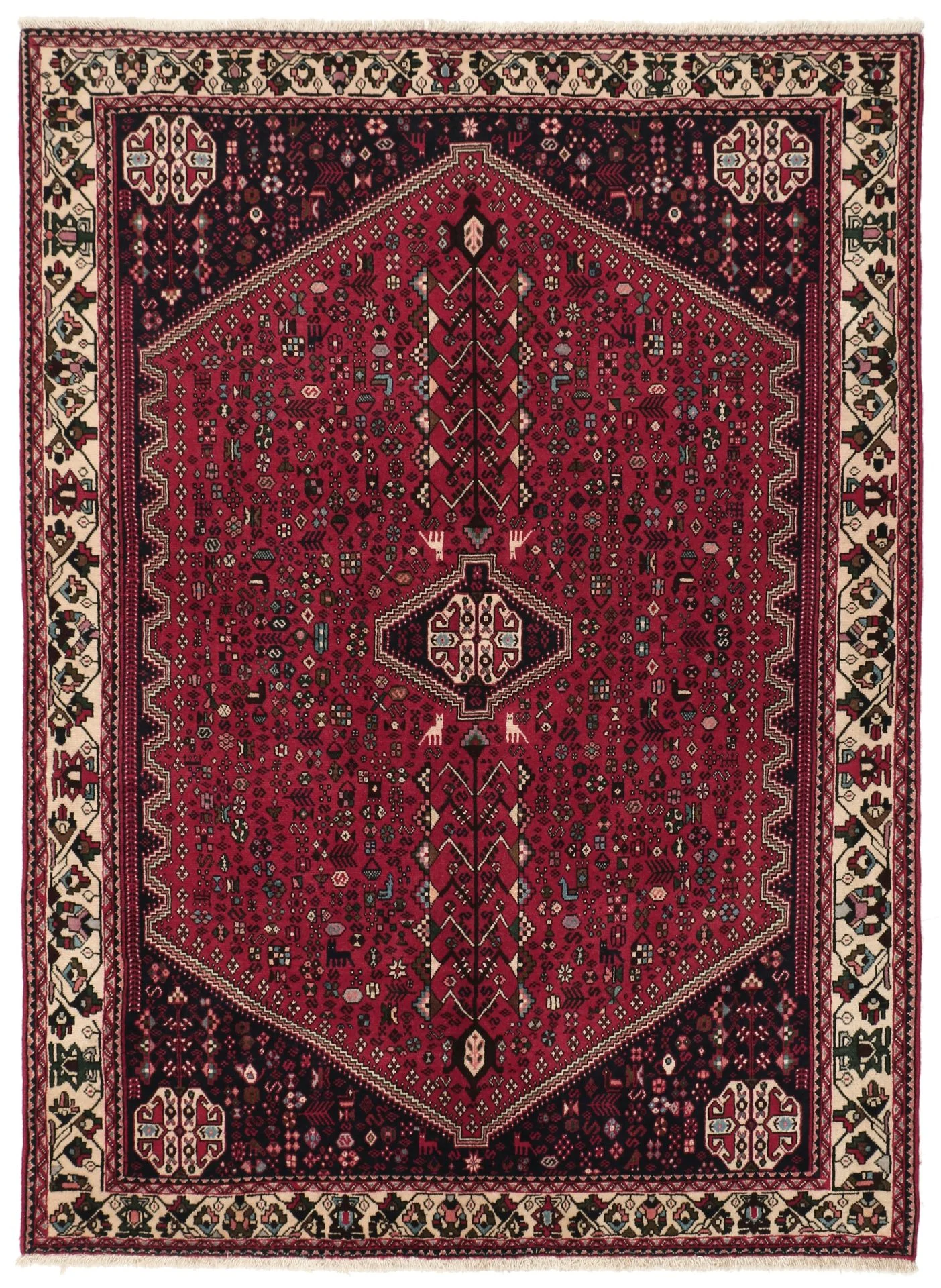 Persian Rug 150 × 205 cm in Wool, hand-knotted