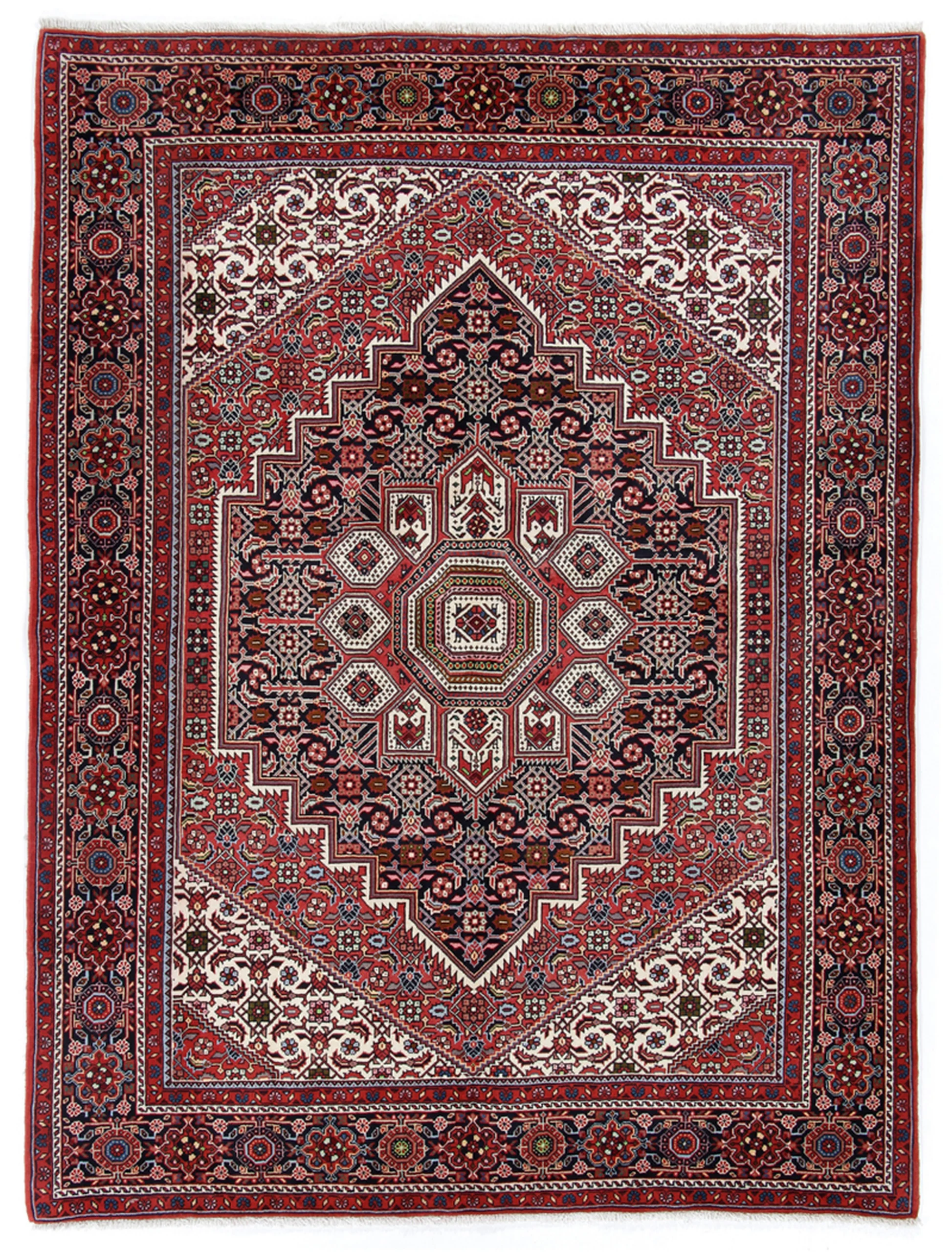 Hand-Knotted Persian Rug, 155 × 210 cm, Wool