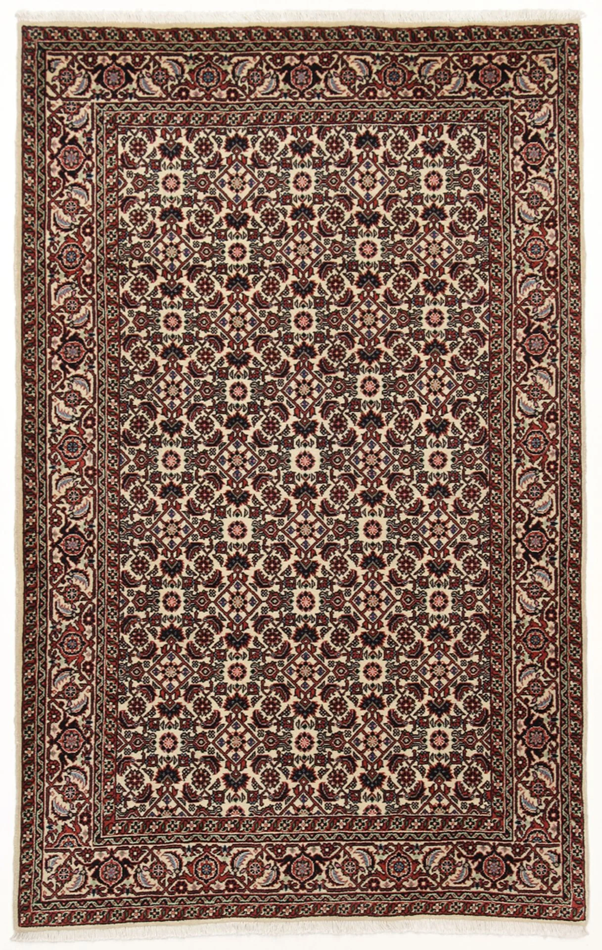 Wool Bijar Persian Rug 115 × 182 cm, hand-knotted