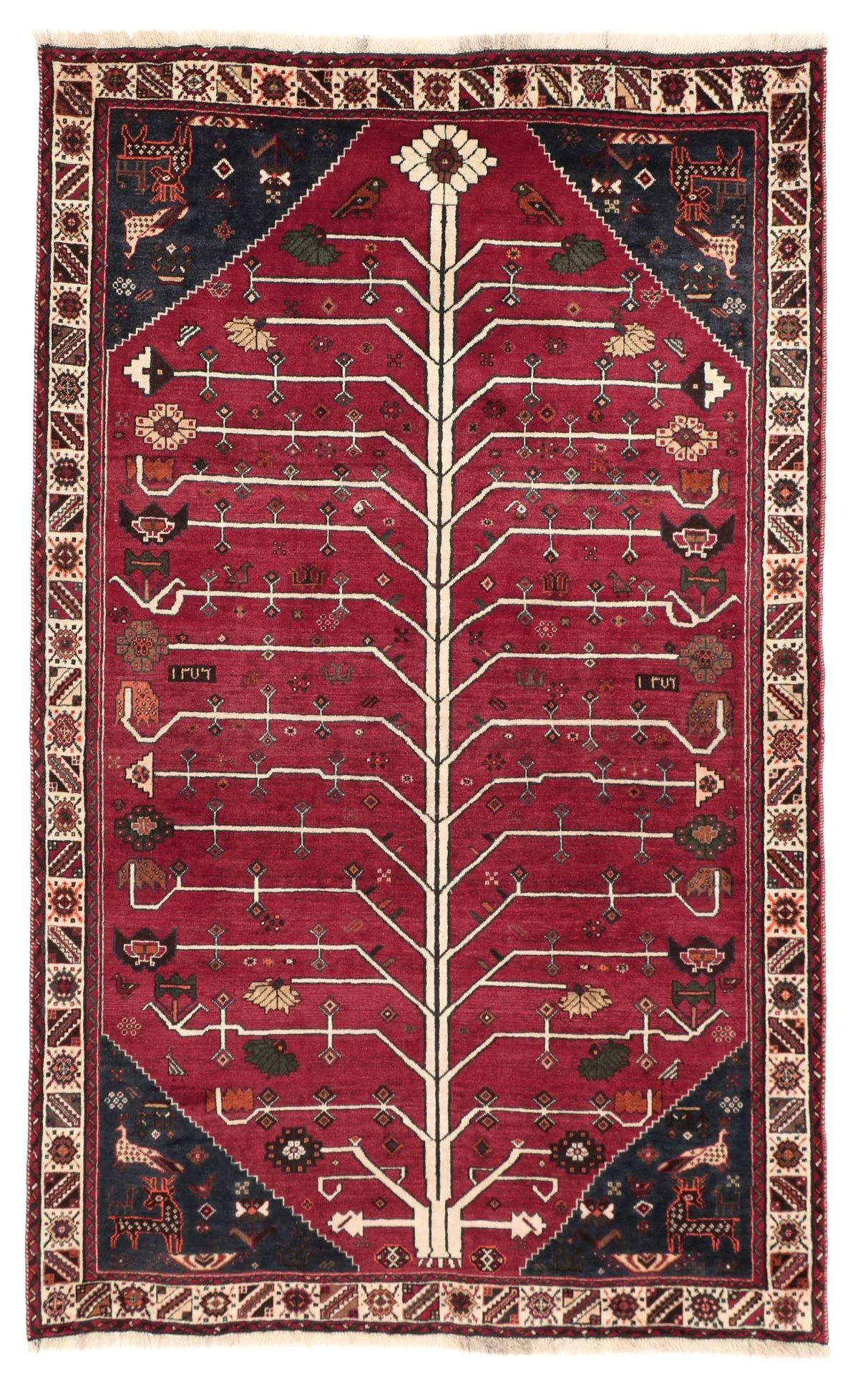 Qashqai Persian Rug 122 × 200 cm in Wool, hand-knotted