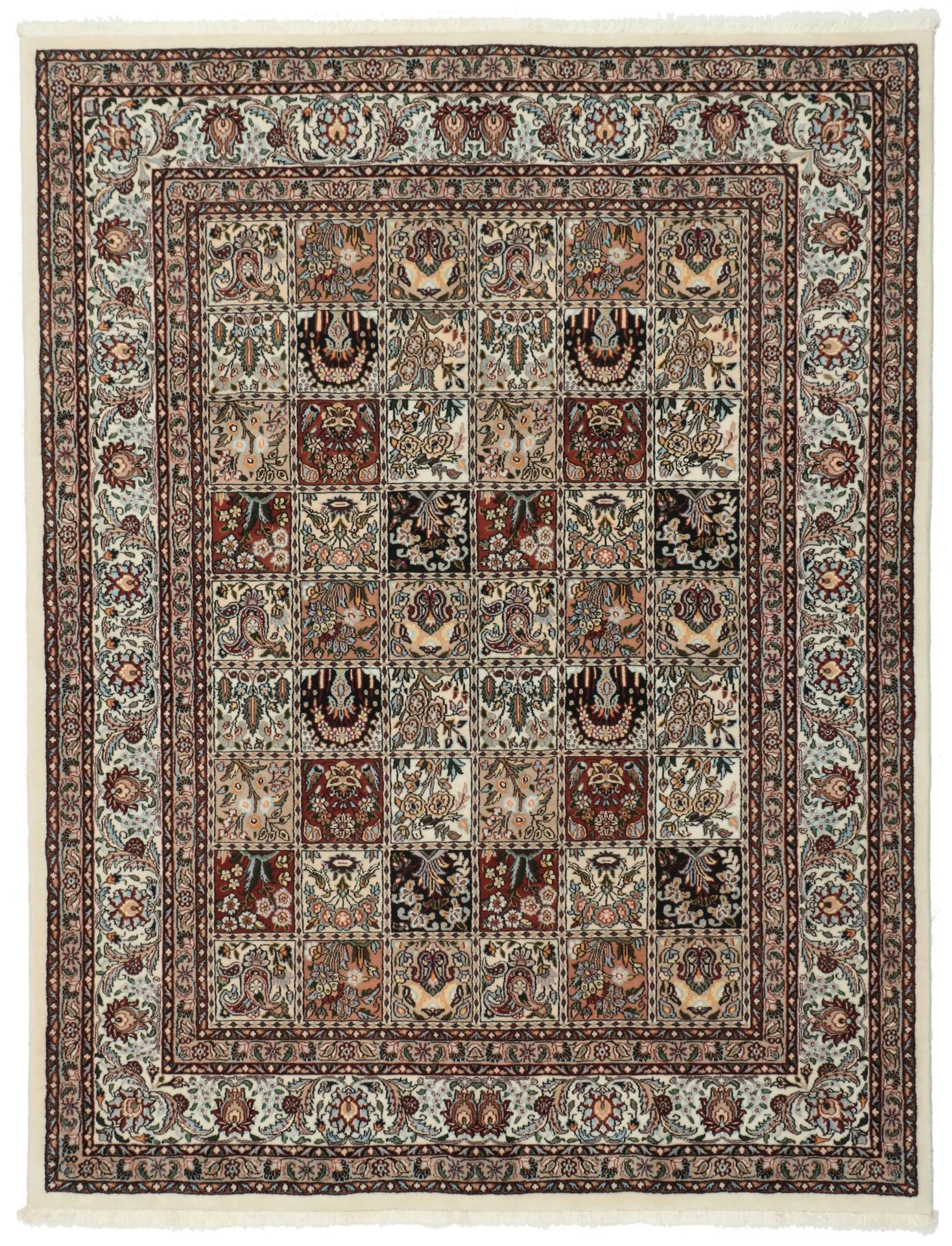 Wool Moud Persian Rug 155 × 205 cm, hand-knotted