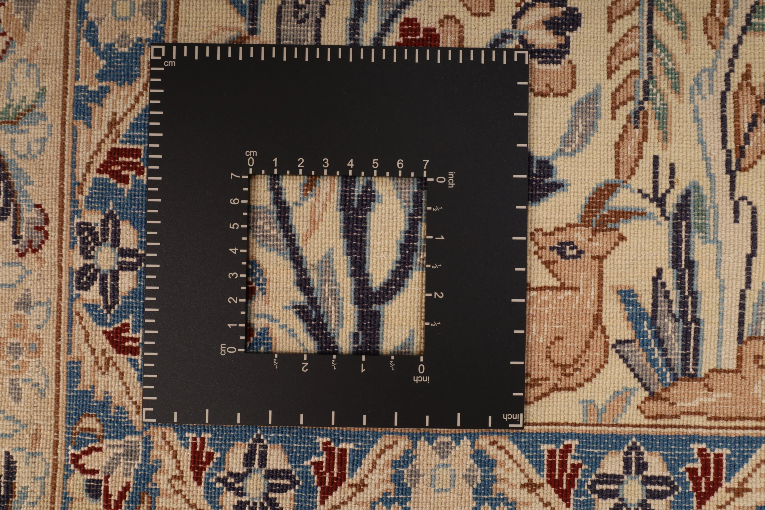 Hand-Knotted Nain Persian Rug, 196 × 128 cm, Wool - Image 10