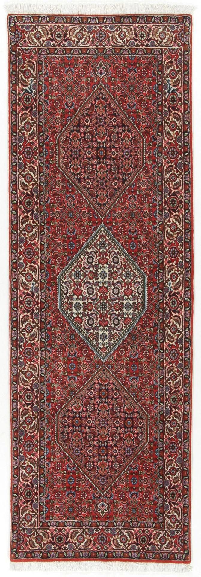 Wool Bijar Persian Rug 85 × 257 cm, hand-knotted